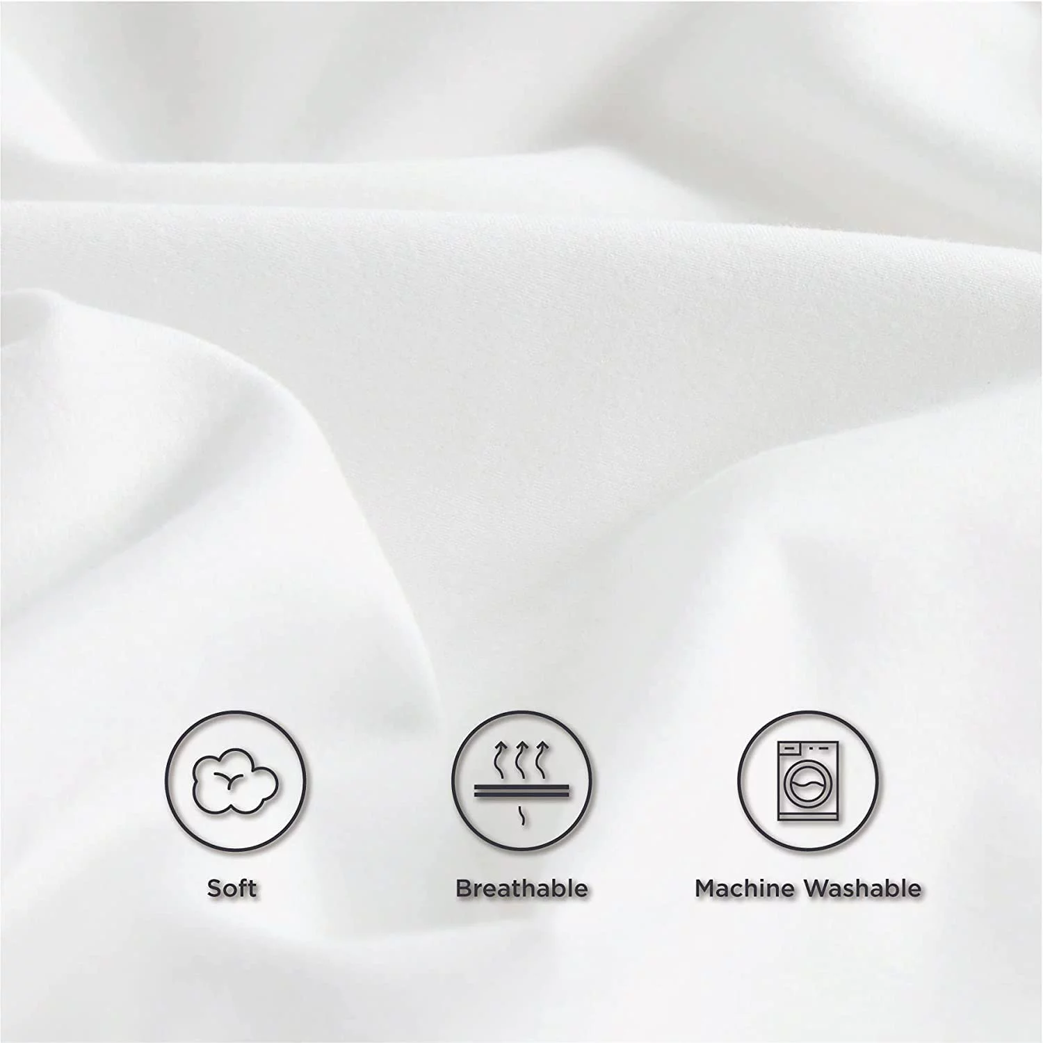 Fitted Sheet 3 PC Bedding Set - Fits Mattress Upto 12