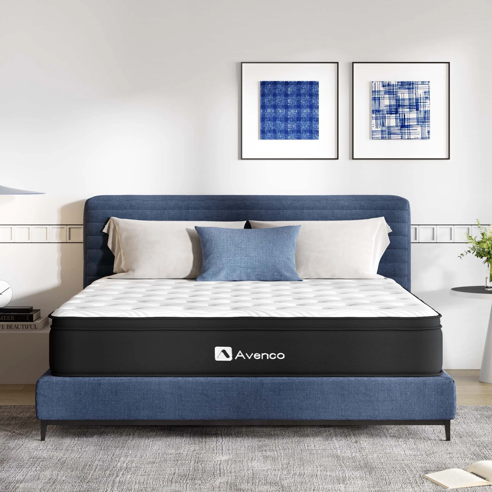 Avenco Dreamsail 12'' Adult Gel Memory Foam Pocket Spring Hybrid Mattress King Size