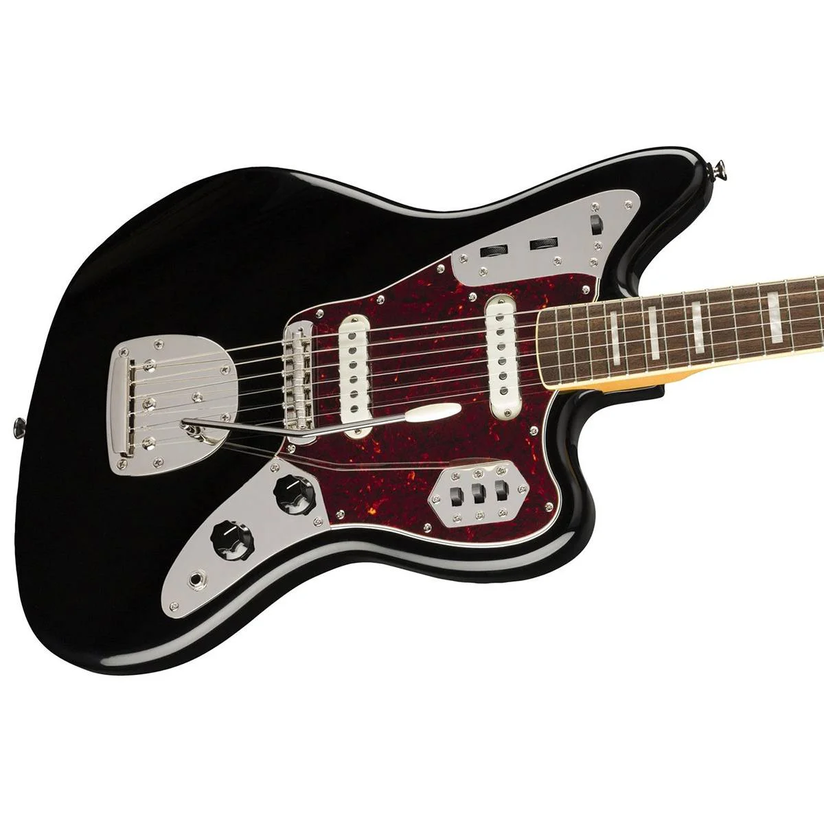 Squier Classic Vibe '70s Jaguar Electric Guitar (Black)