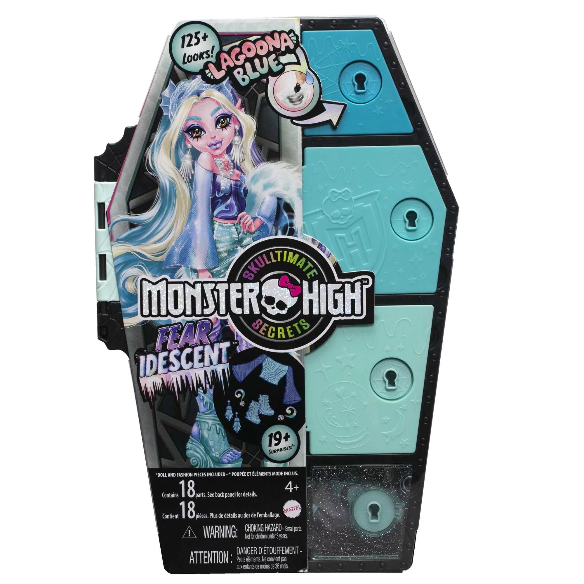 Monster High Doll, Lagoona Blue, Skulltimate Secrets: Fearidescent Series