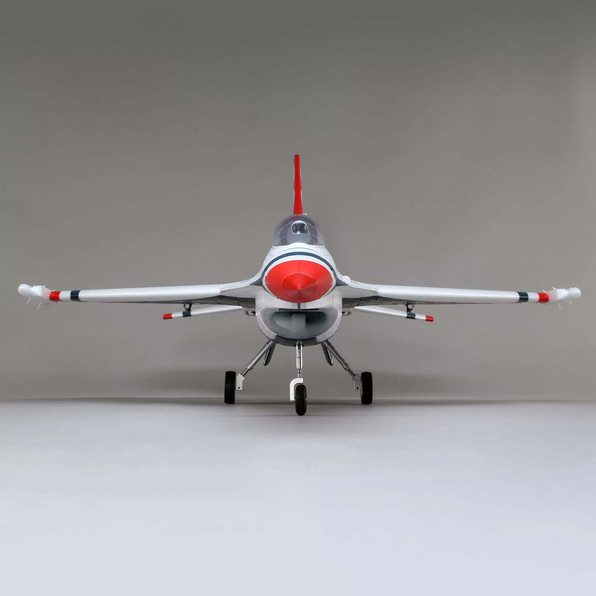 E-flite RC Airplane F-16 Thunderbirds 70mm EDF Jet BNF Basic Transmitter Battery and Charger Not Included EFL178500