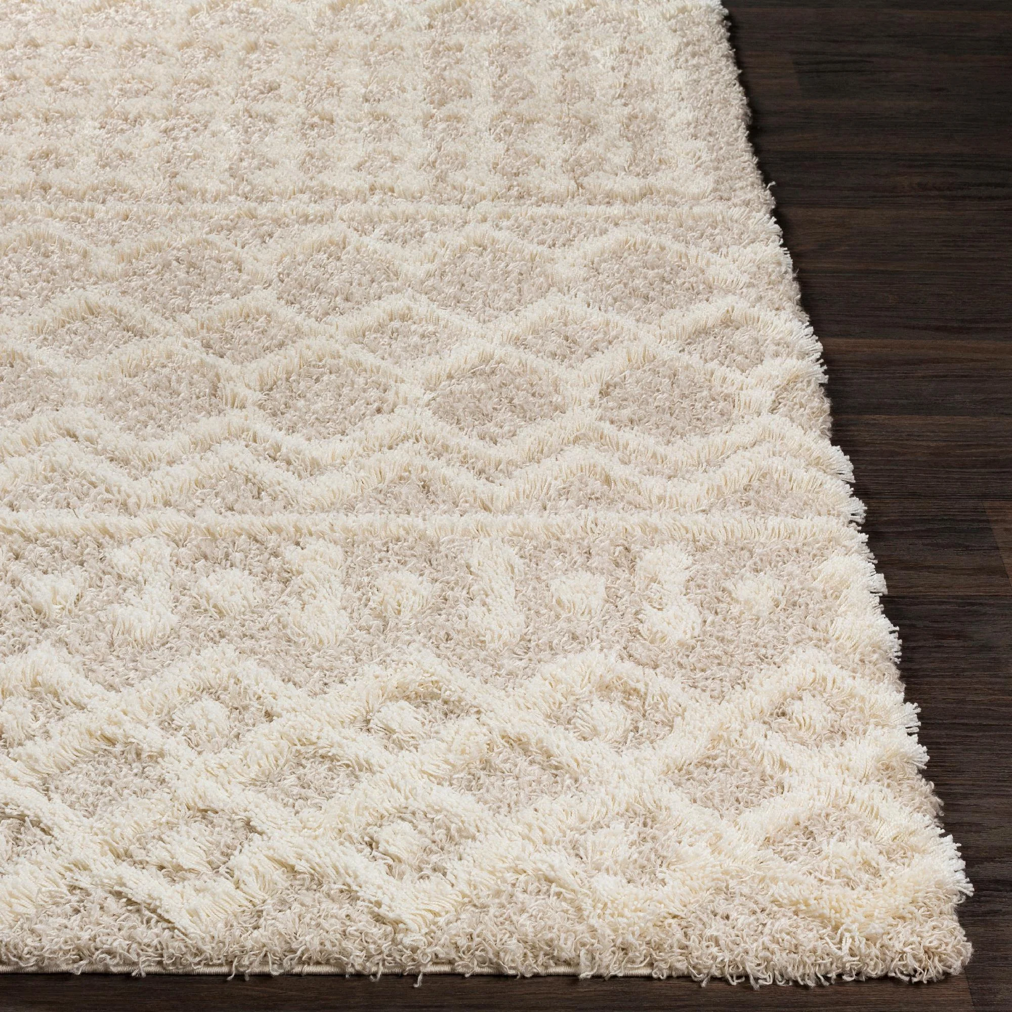 Mark&Day Area Rugs, 8ft Round Carter Global Cream Beige Area Rug (7'10
