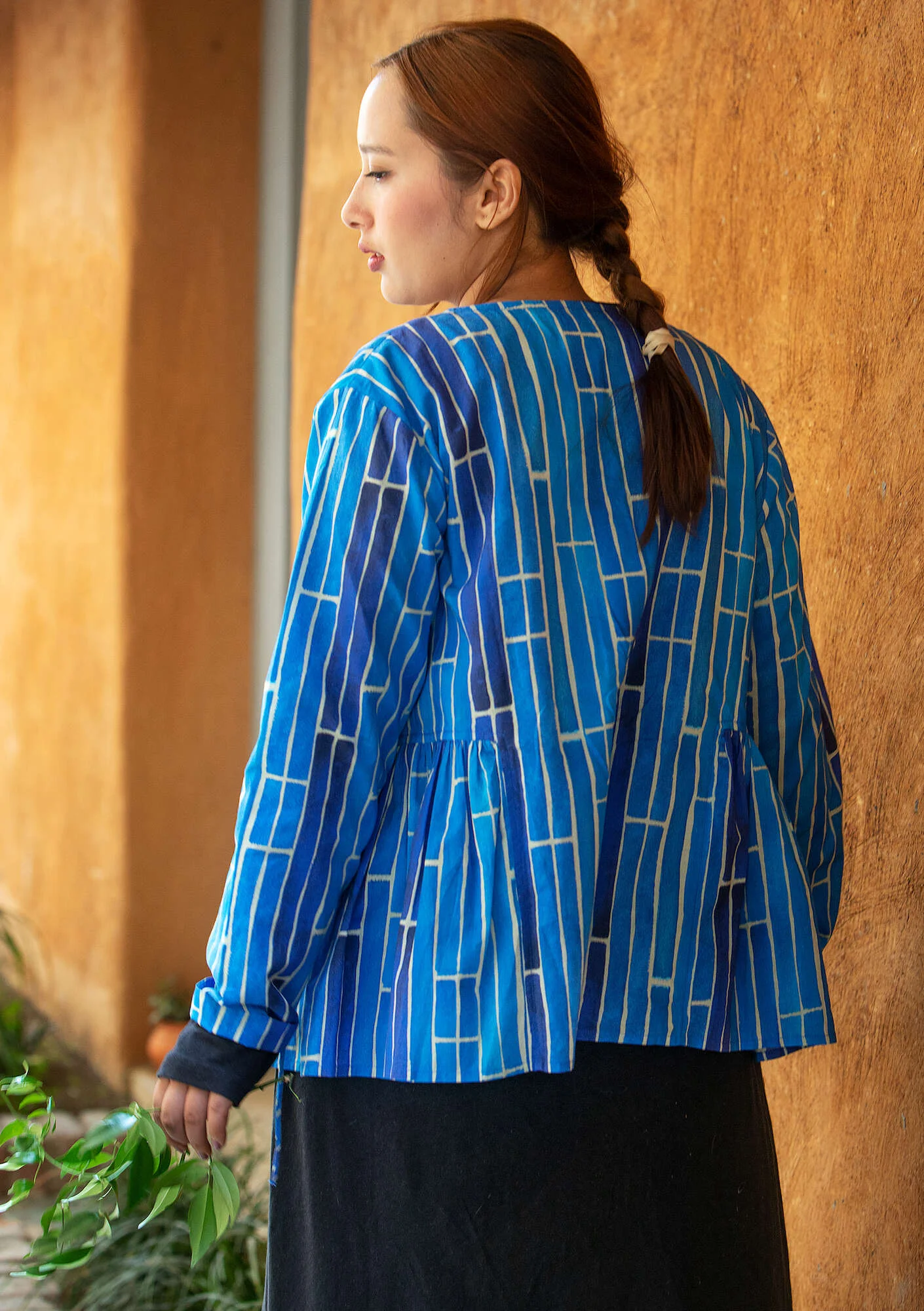 "Himalaya" organic cotton blouse