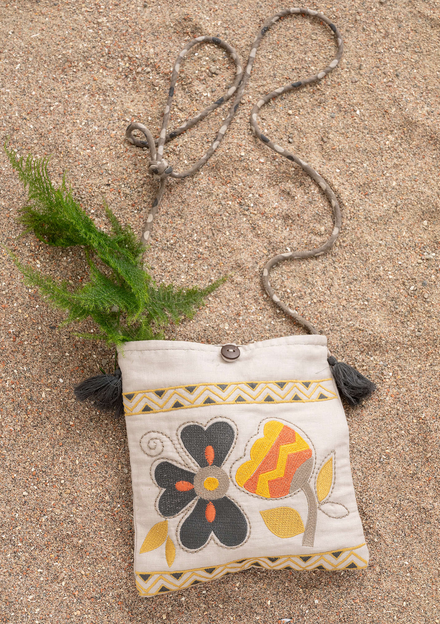 "Amber" cotton/linen bag