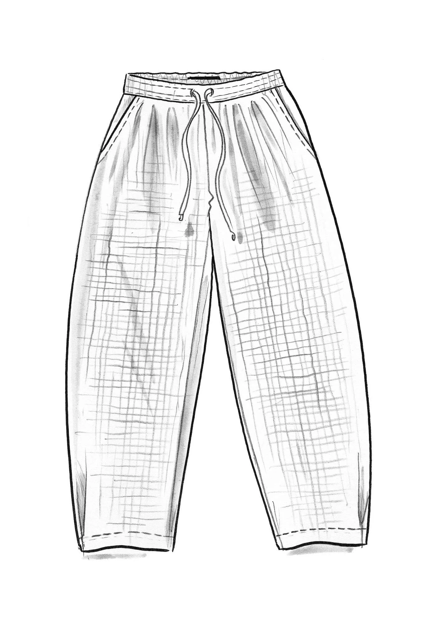 "Ottilia" woven organic cotton trousers