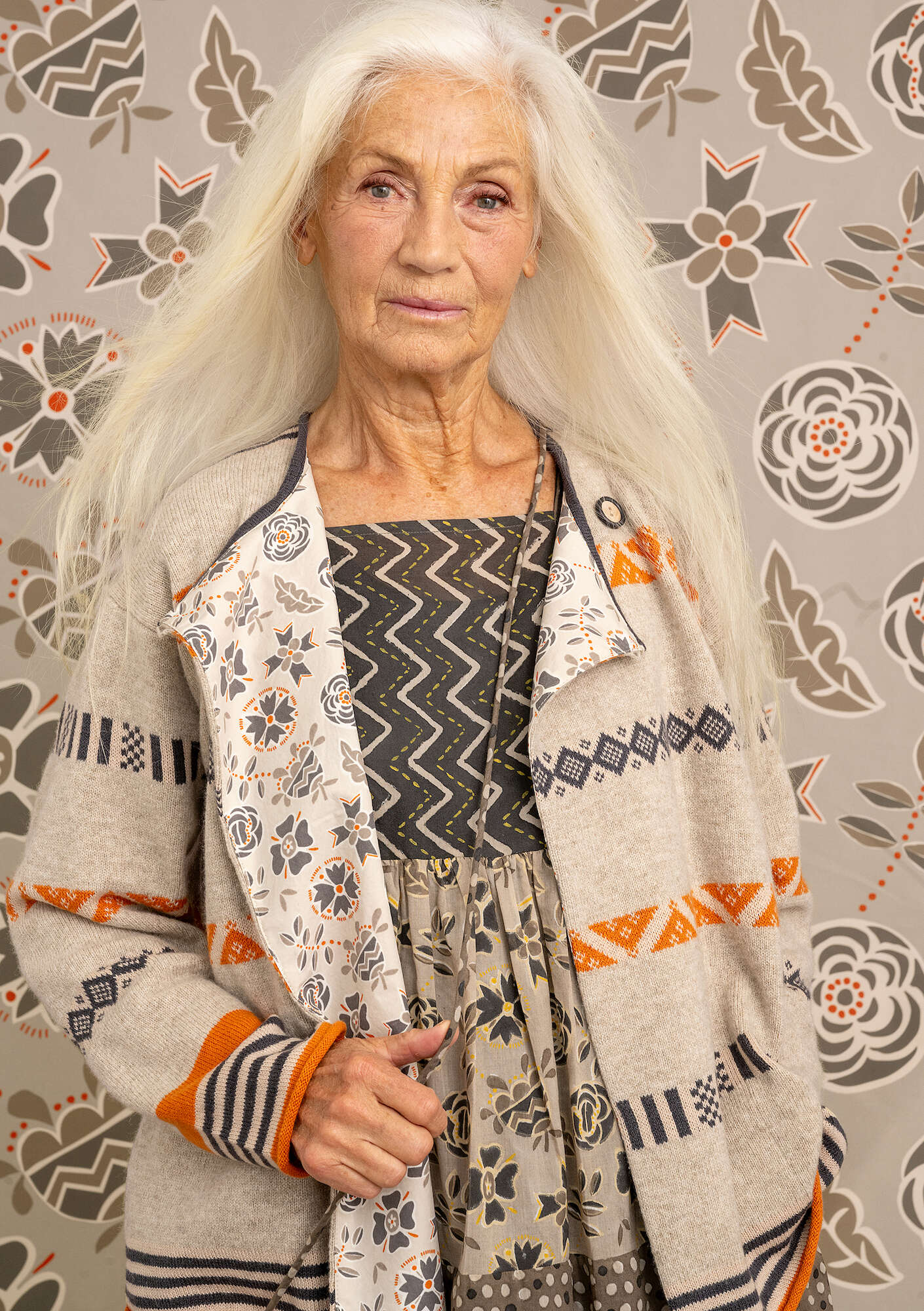 "Shoko" organic cotton/wool cardigan