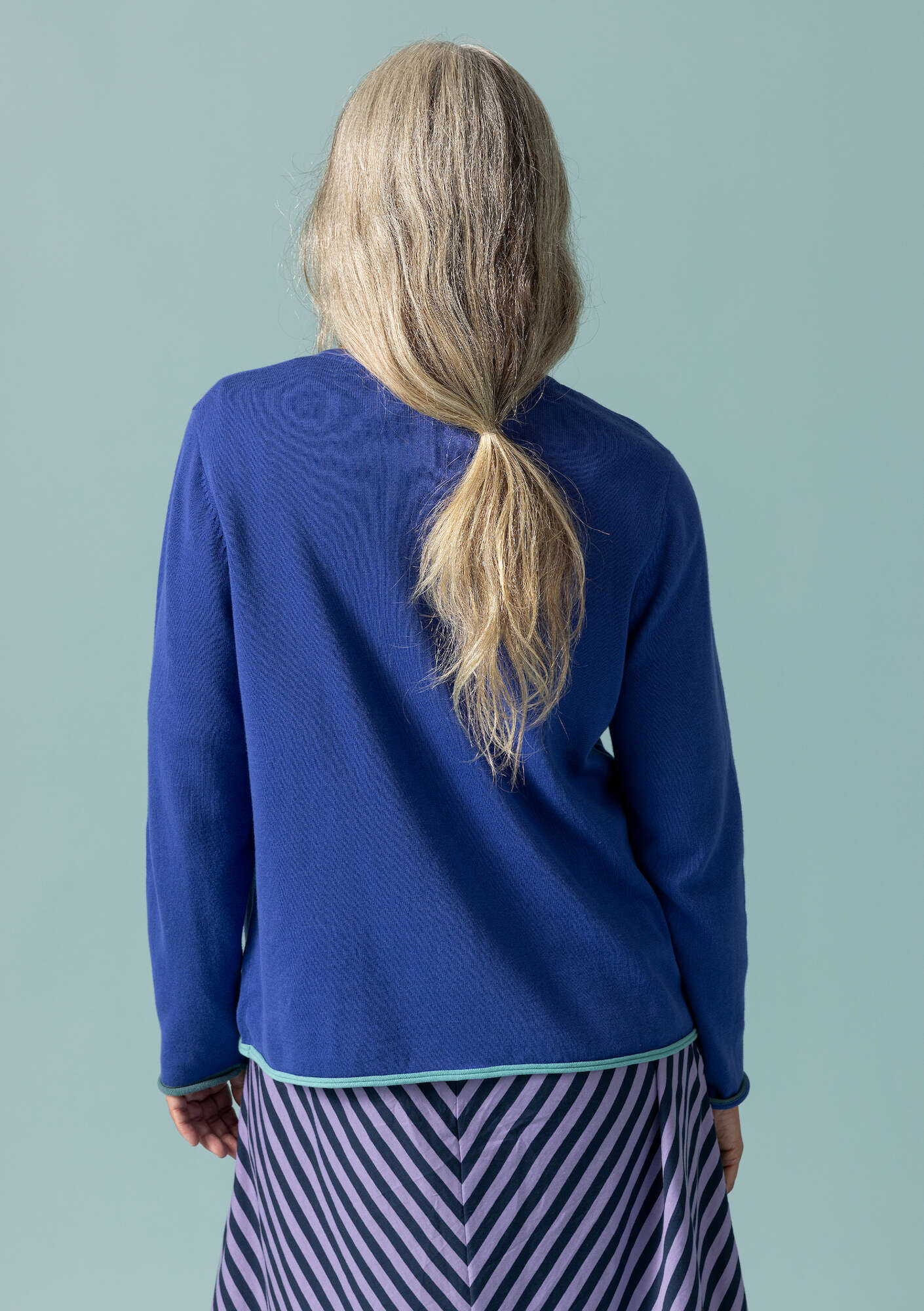 Organic/recycled cotton cardigan