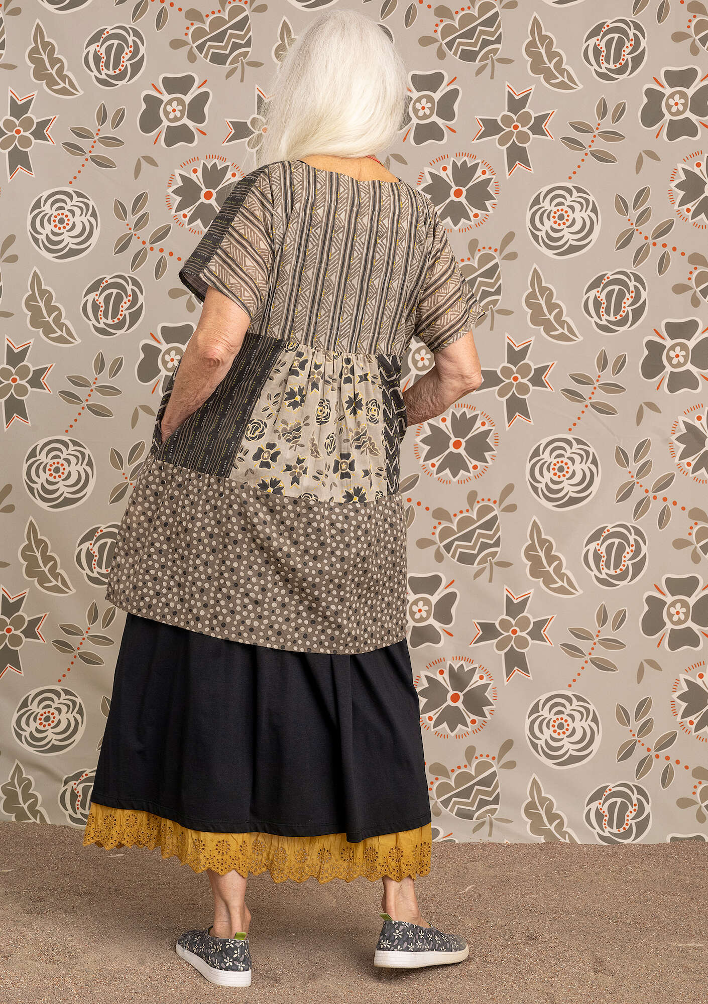 "Amber" organic cotton blouse