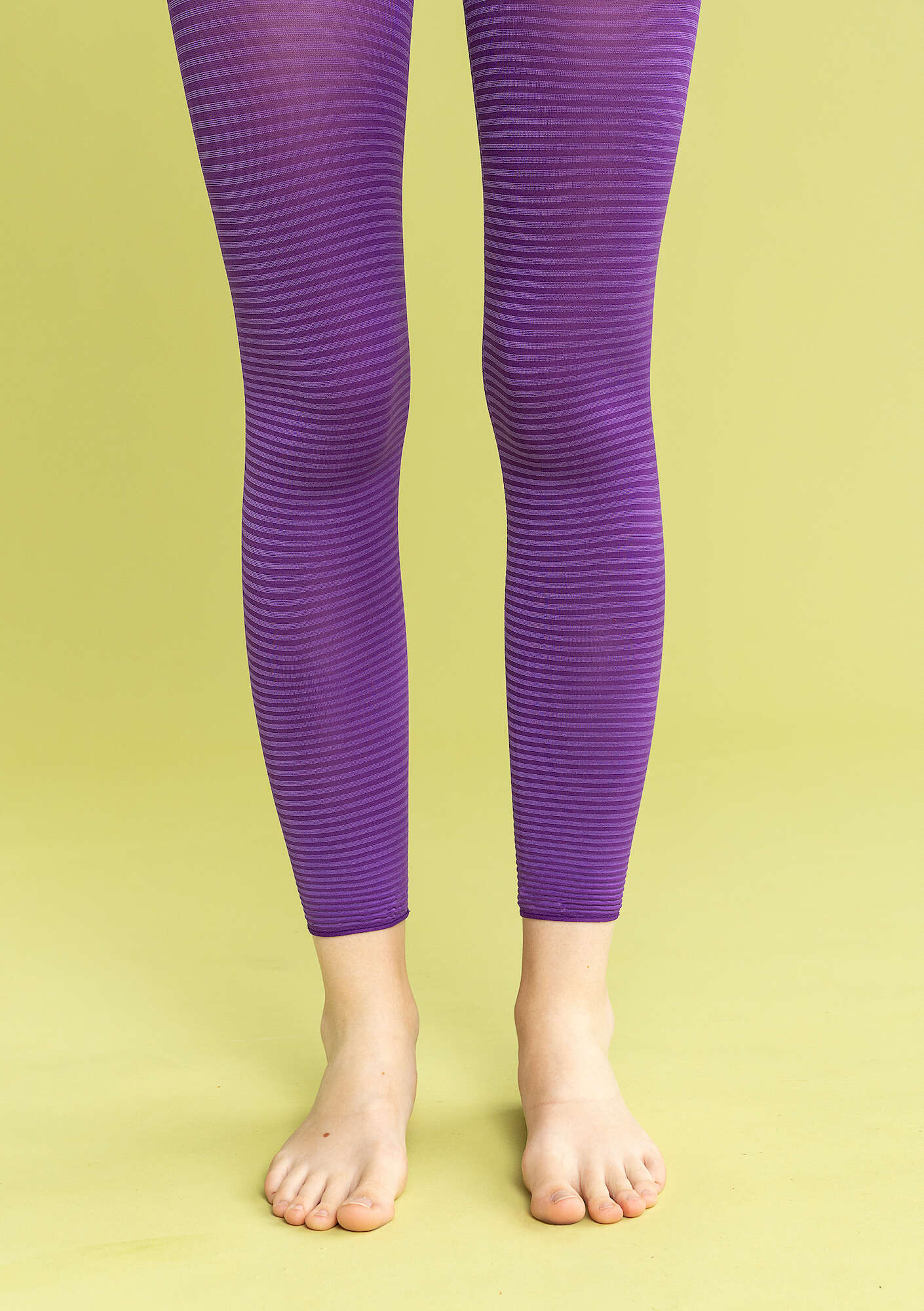 Striped recycled polyamide leggings