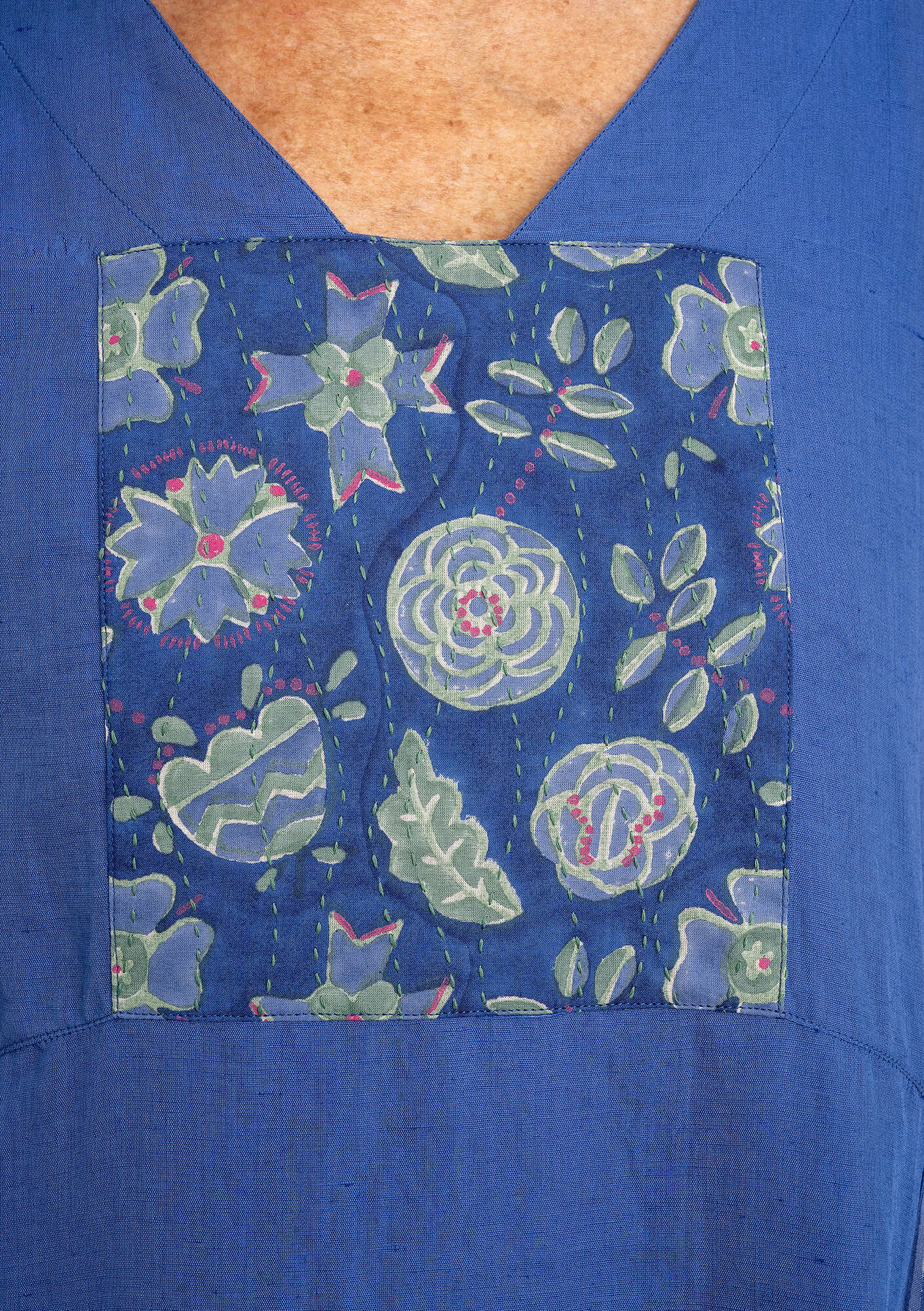 "Amber" woven organic cotton/linen dress