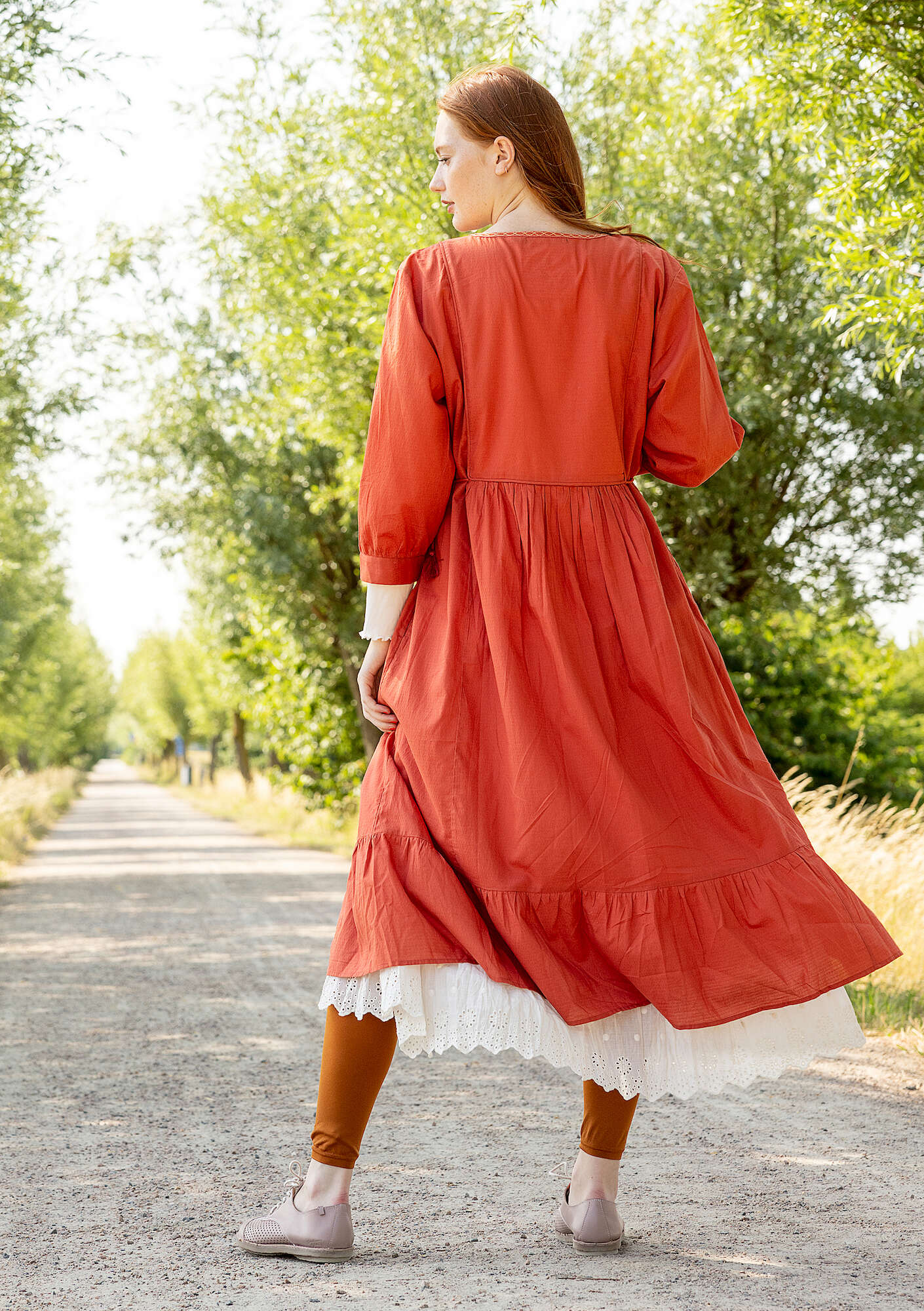 "Sahara" woven organic cotton dress