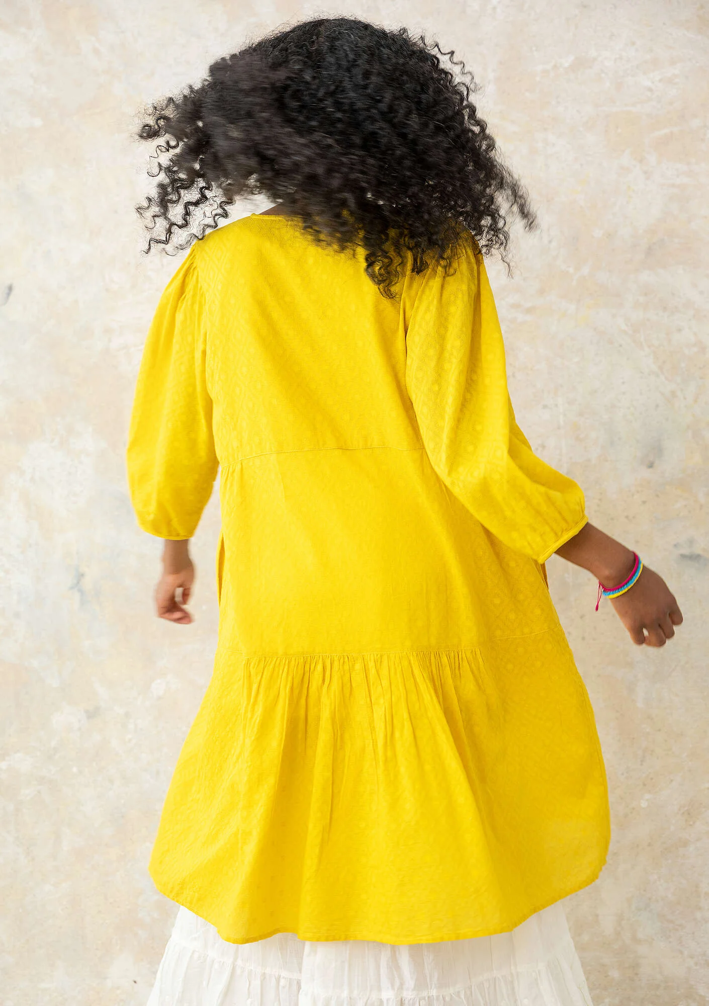 Woven organic cotton dress