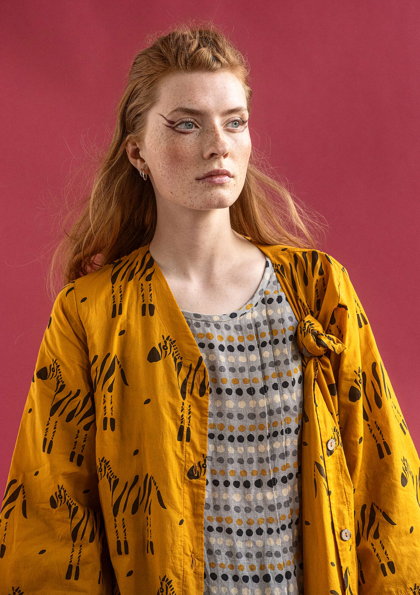 "Zebra" organic cotton dress