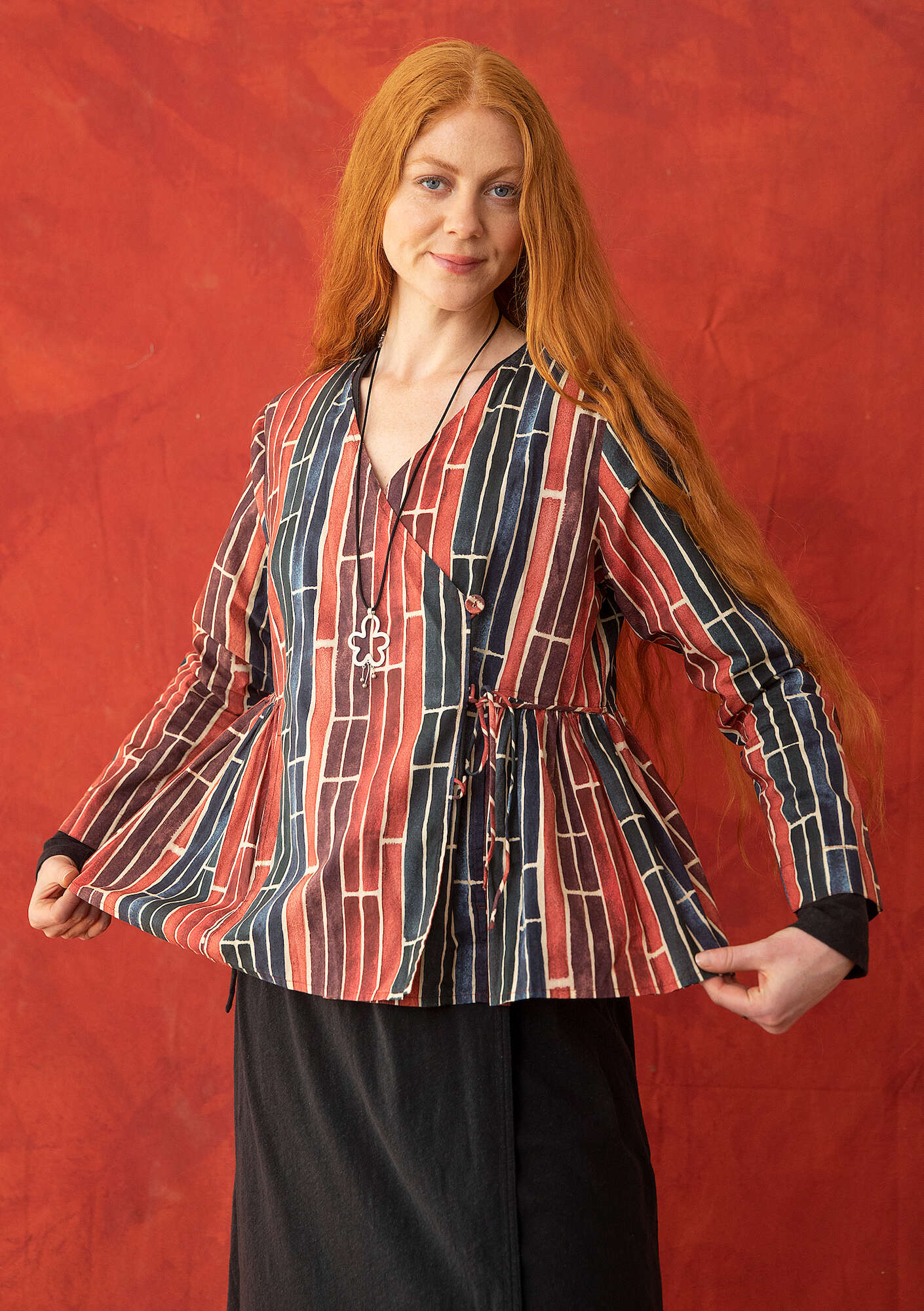 "Himalaya" organic cotton blouse