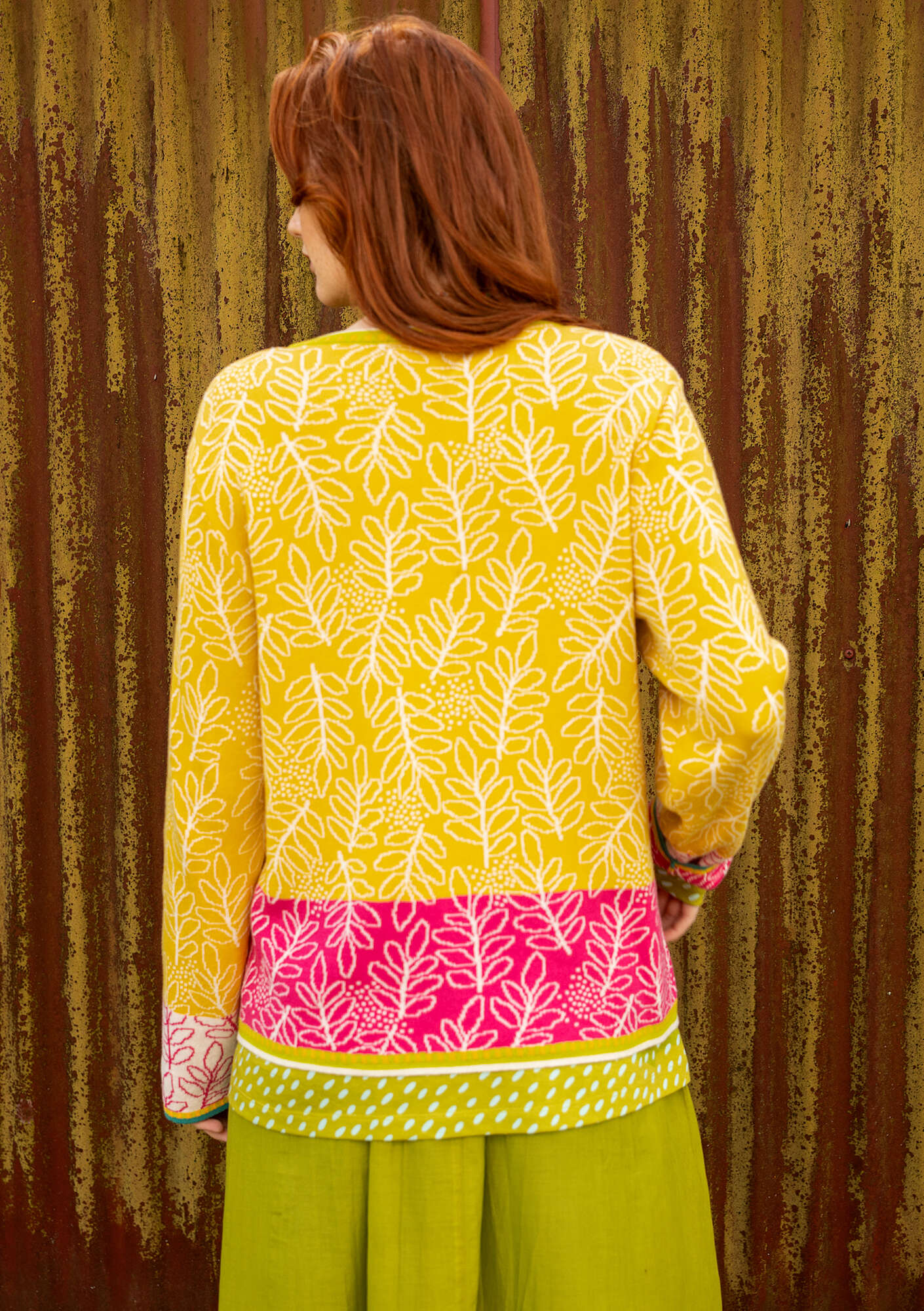 "Ängskär" organic and recycled cotton cardigan