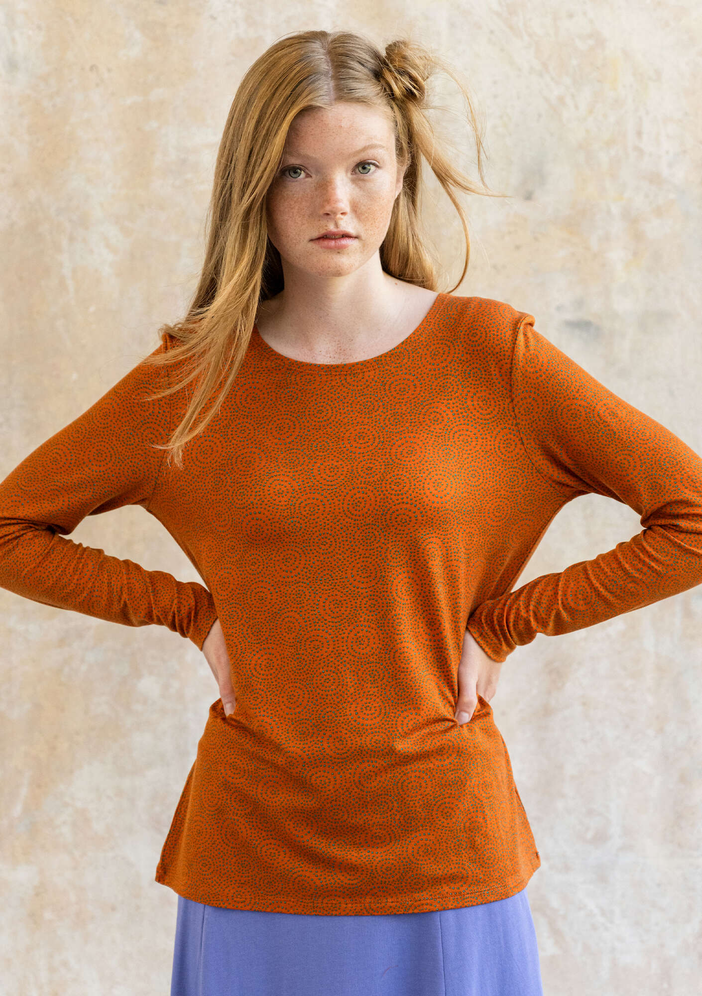 "Ada" lyocell/elÖstane jersey top