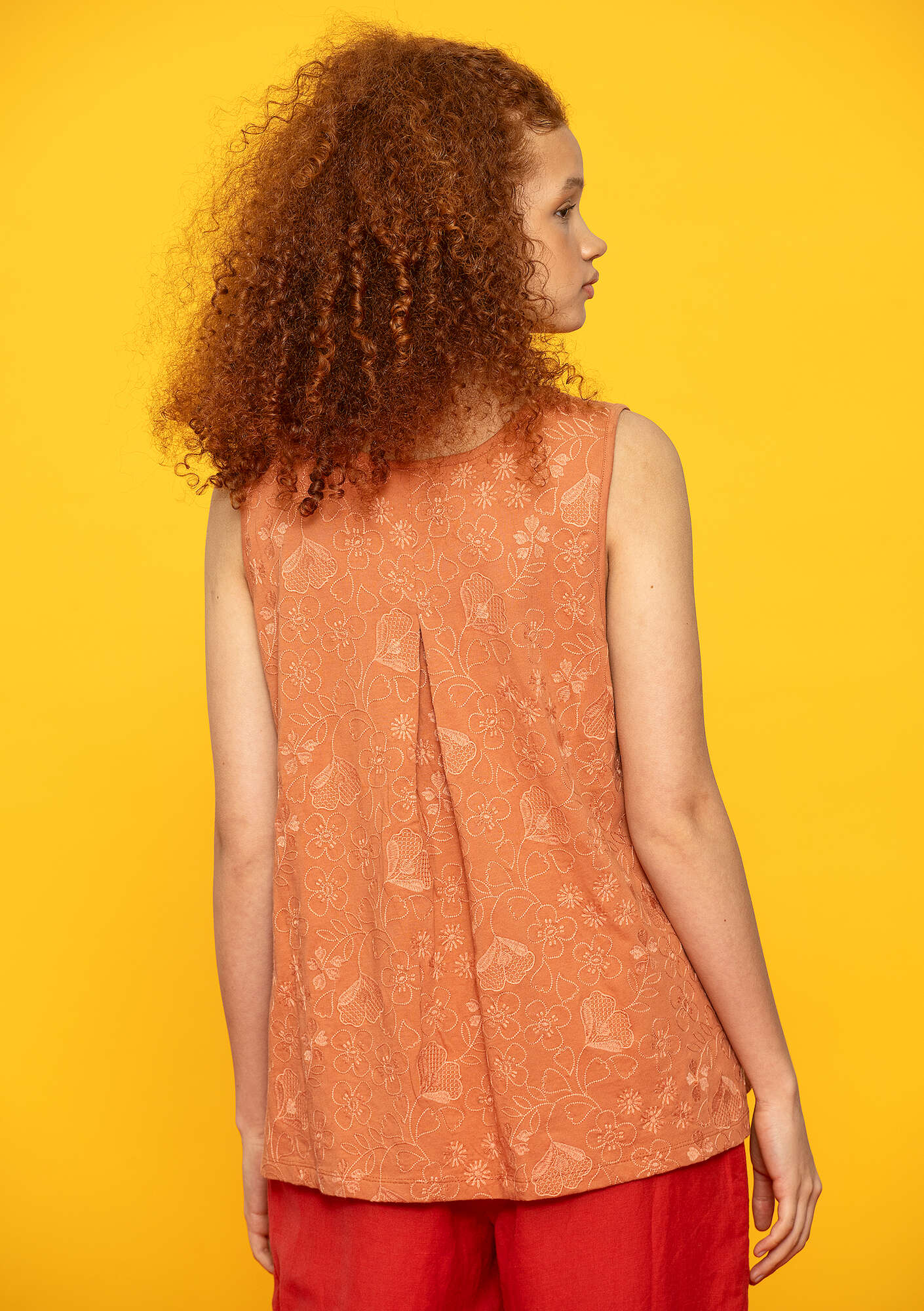 "Eva" organic cotton jersey tank top