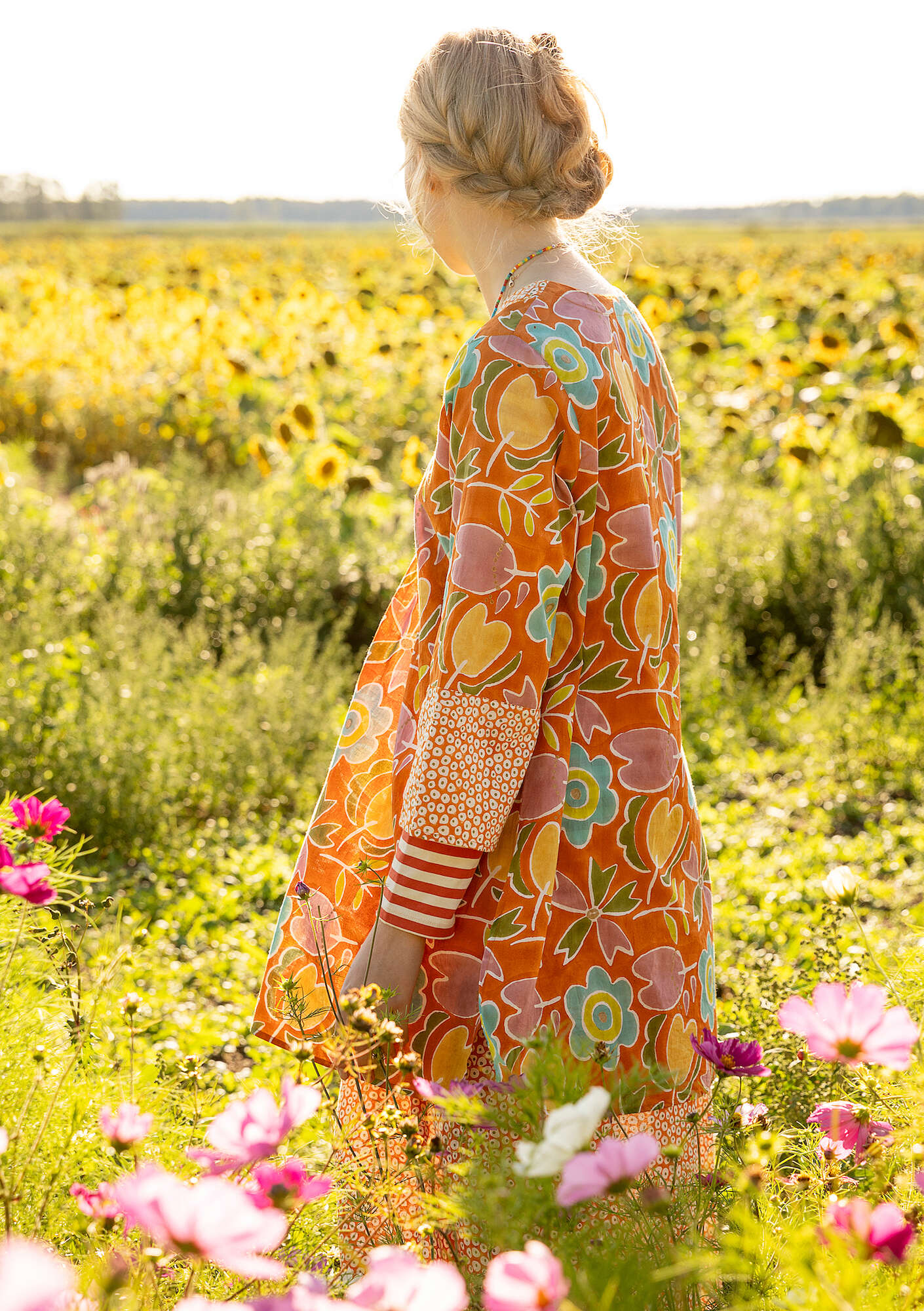 "Cikoria" woven organic cotton tunic