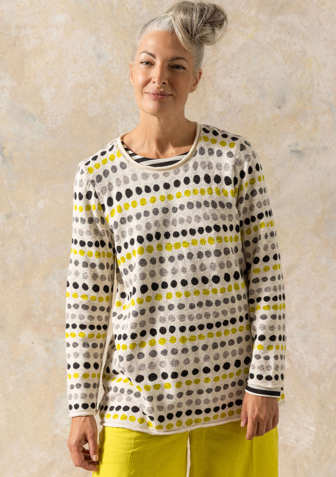 "Abby" favourite sweater in organic/recycled cotton