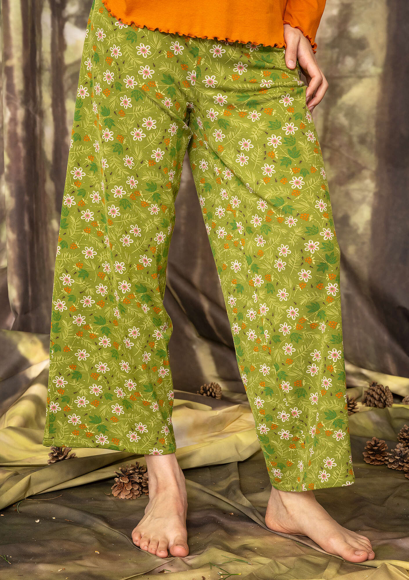 "Myren" modal jersey trousers