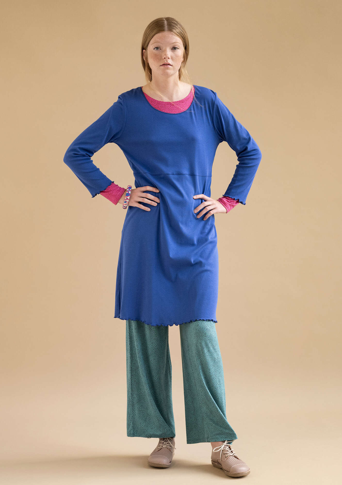 Organic cotton jersey dress
