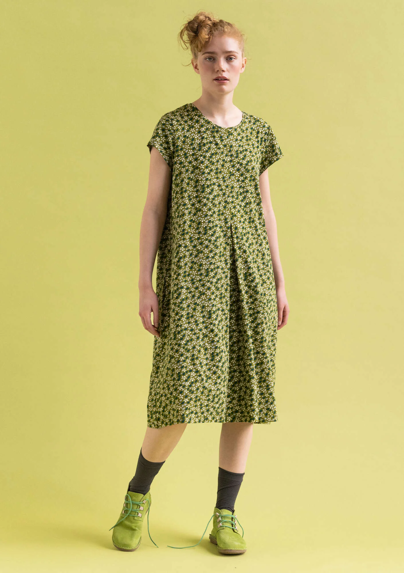 "Jane" organic cotton/elÖstane jersey dress