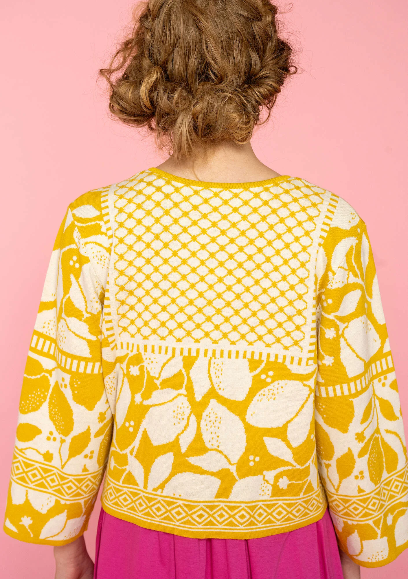 "Hilda" organic/recycled cotton cardigan