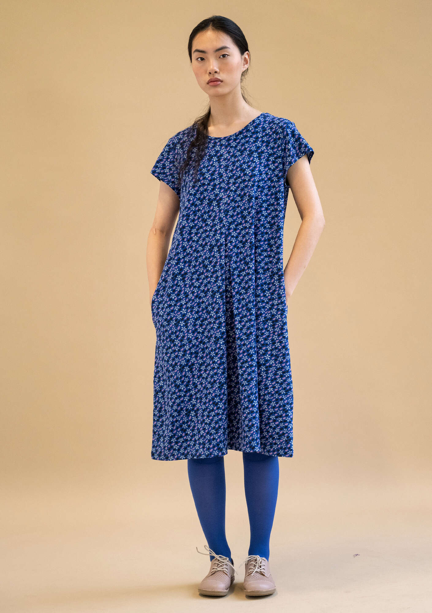 "Jane" organic cotton/elÖstane jersey dress