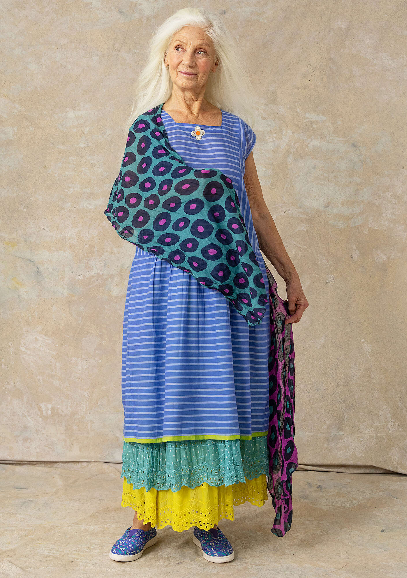 "Nord" woven organic cotton dress