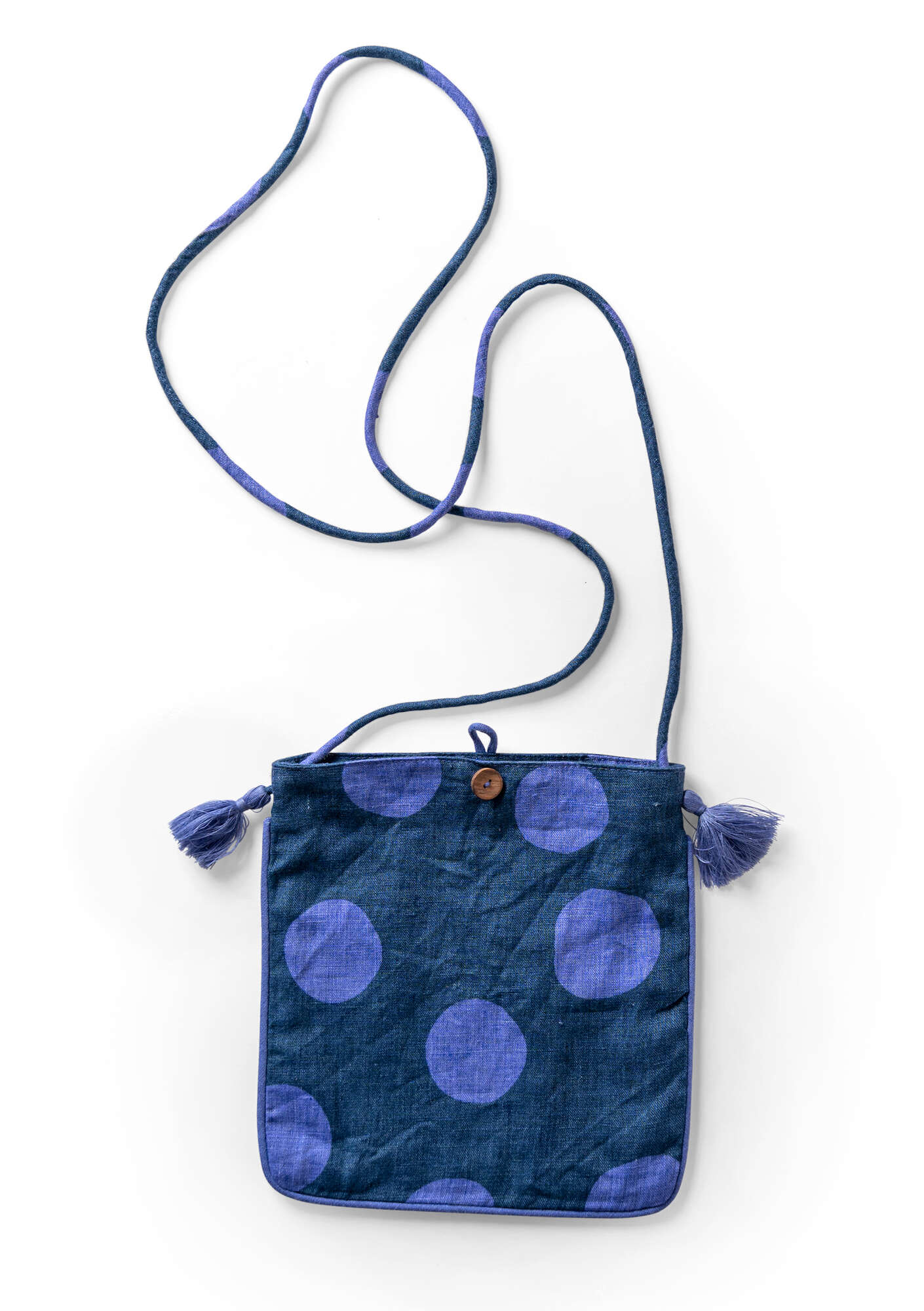 "Web" bag made of cotton/linen