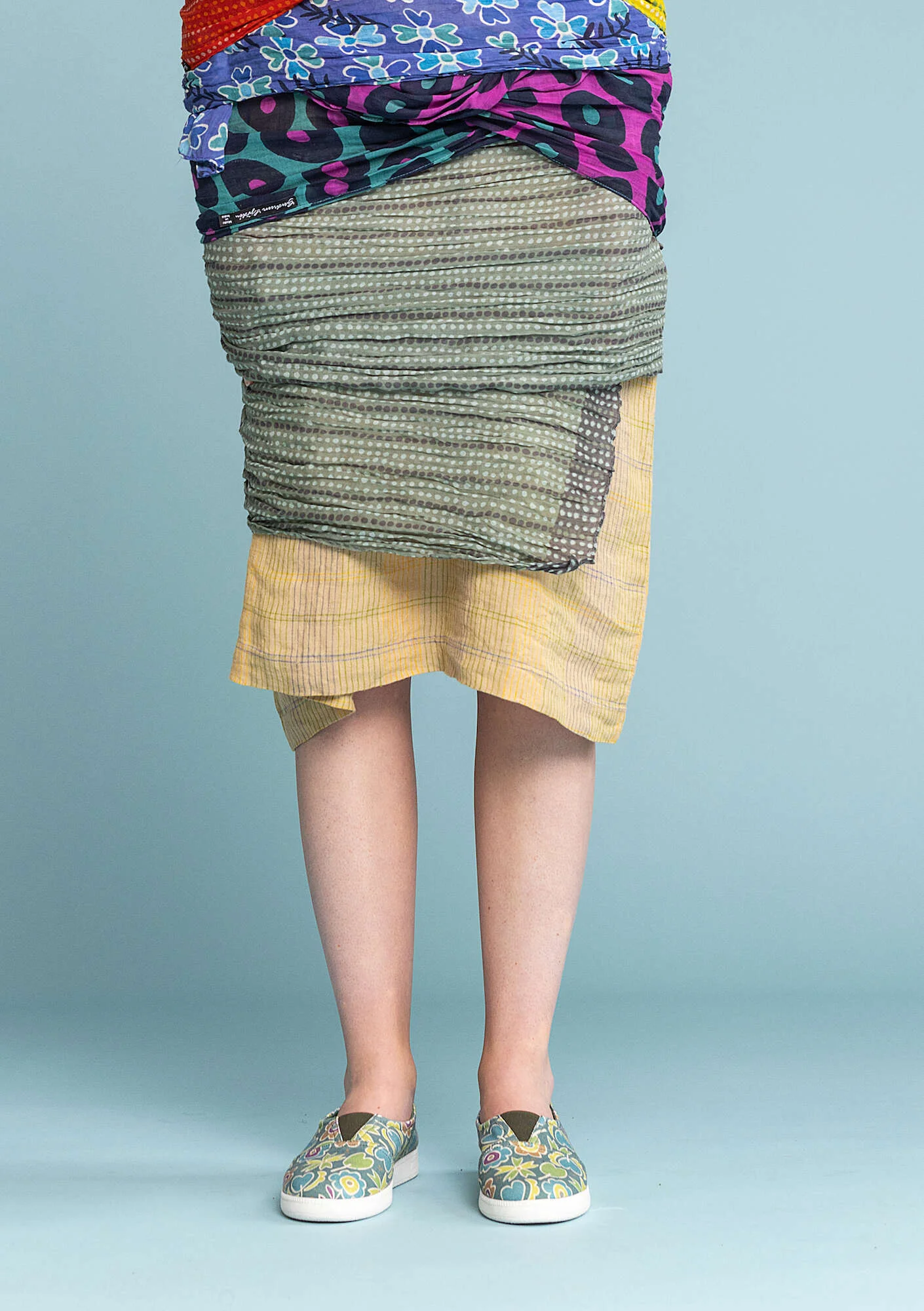 "Lillian" organic cotton shawl