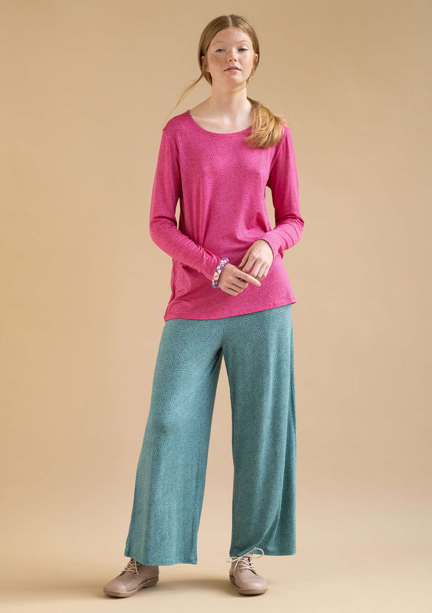 "Ada" lyocell/elÖstane jersey trousers