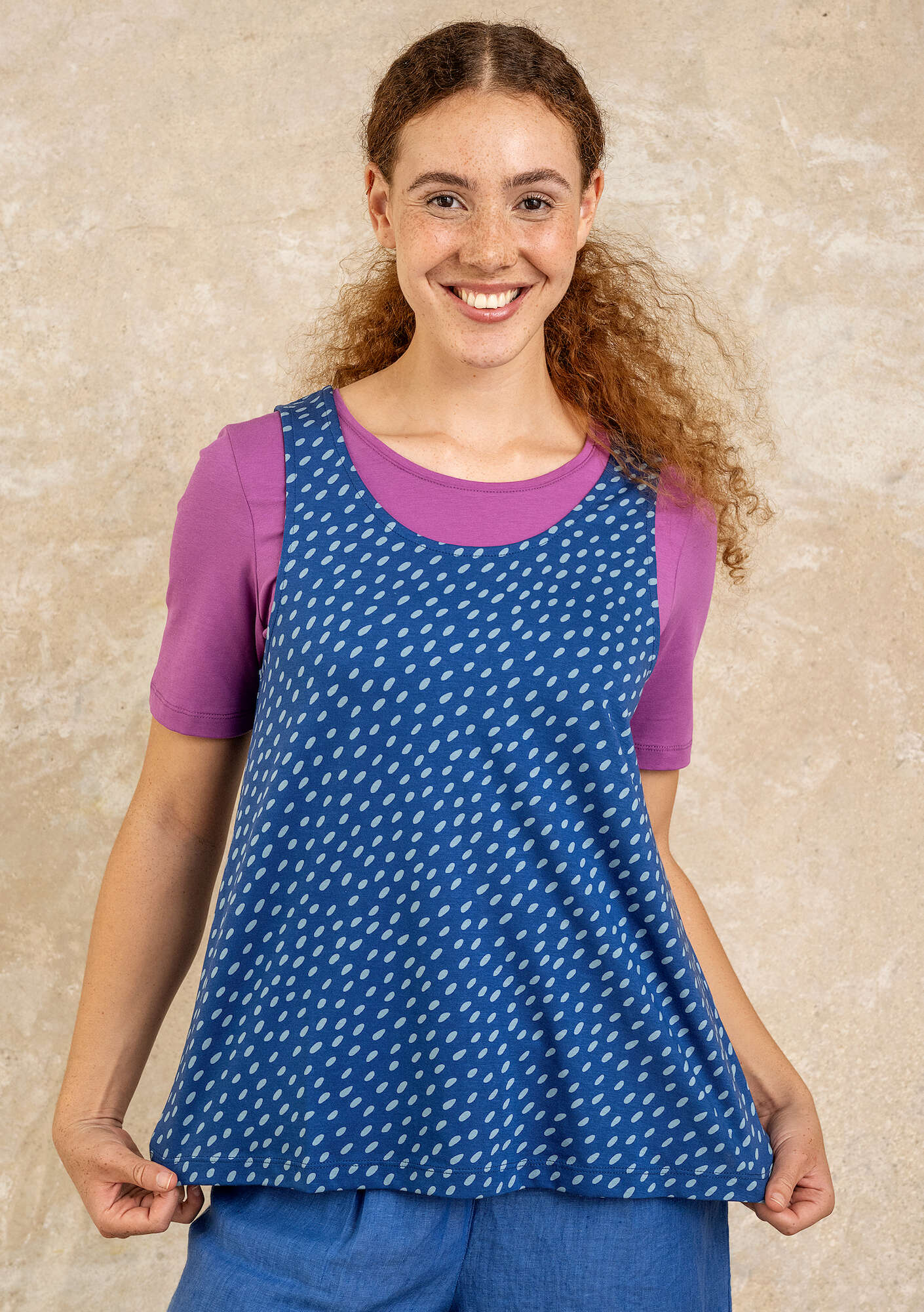 "Singö" organic cotton/modal jersey tank top