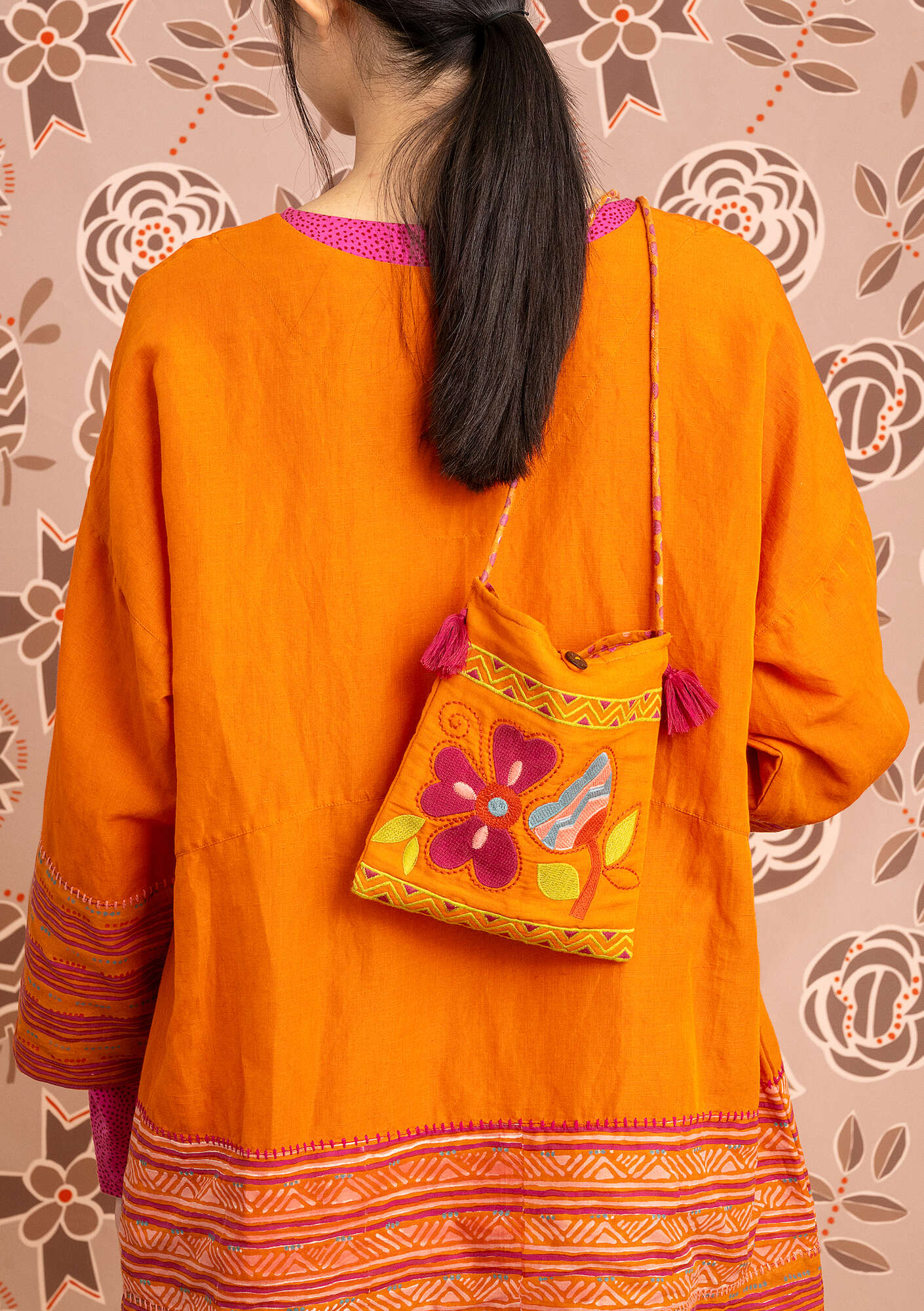 "Amber" cotton/linen bag
