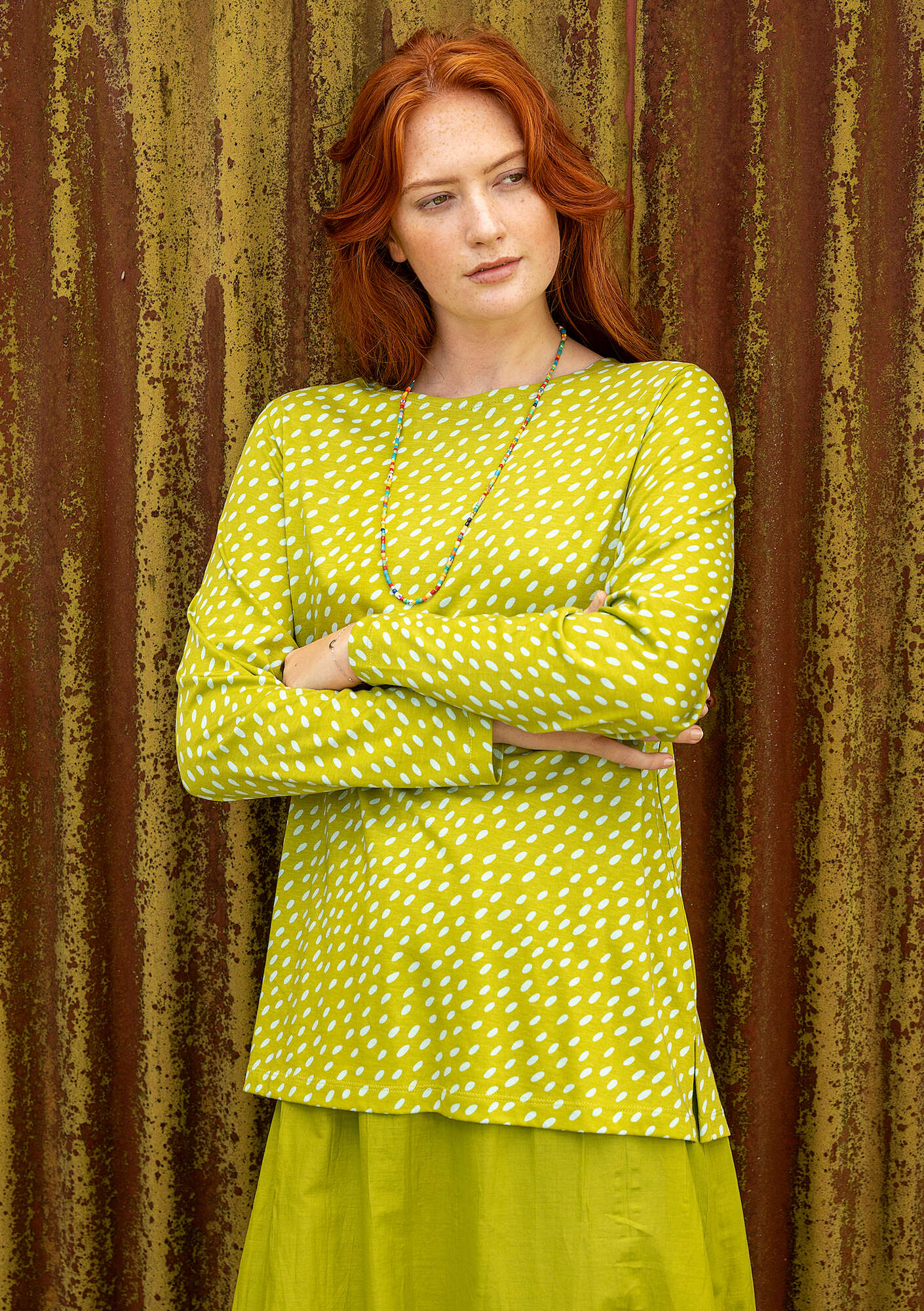 "Långvik" top in organic cotton/modal