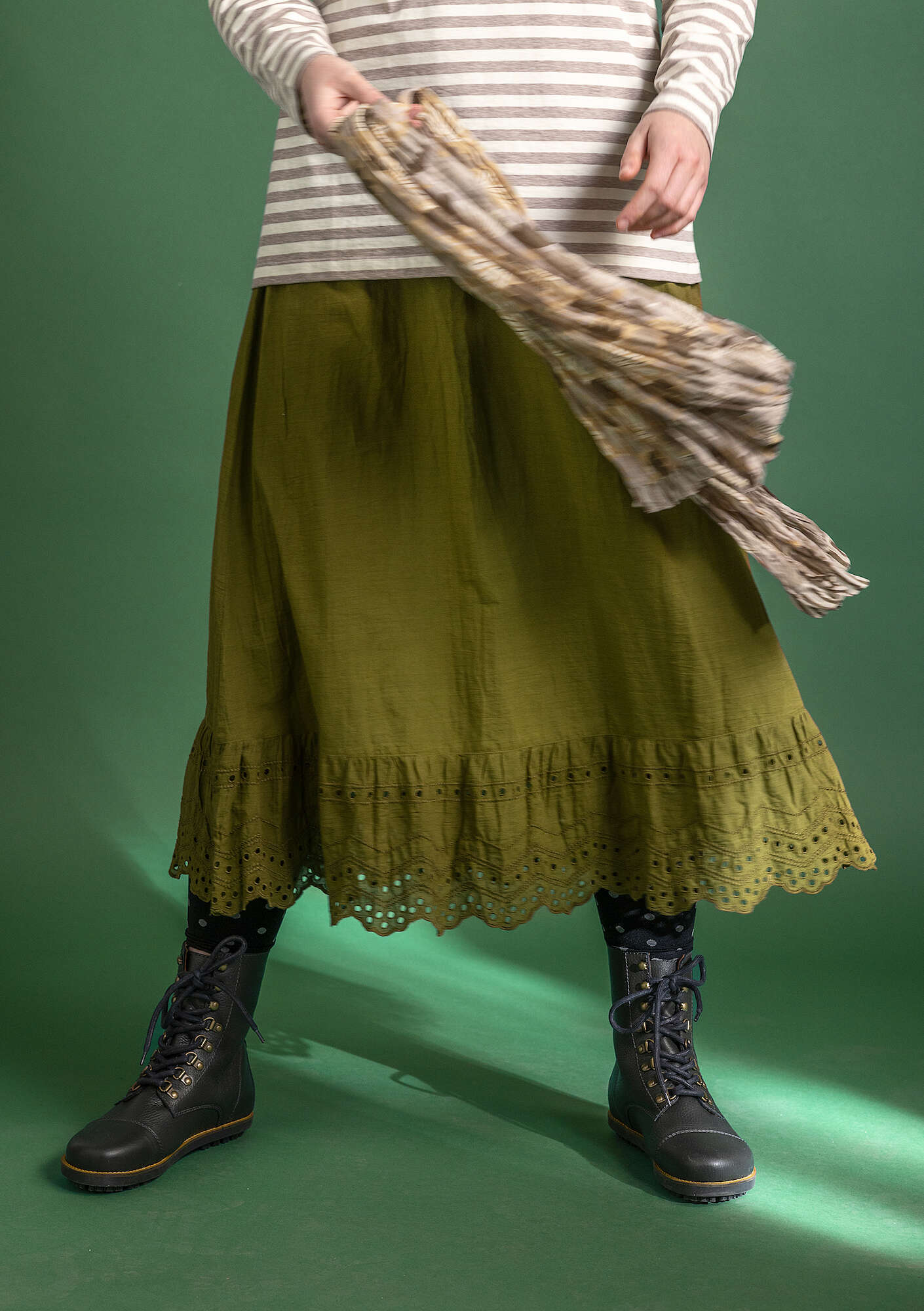 "Luna" woven organic cotton underskirt
