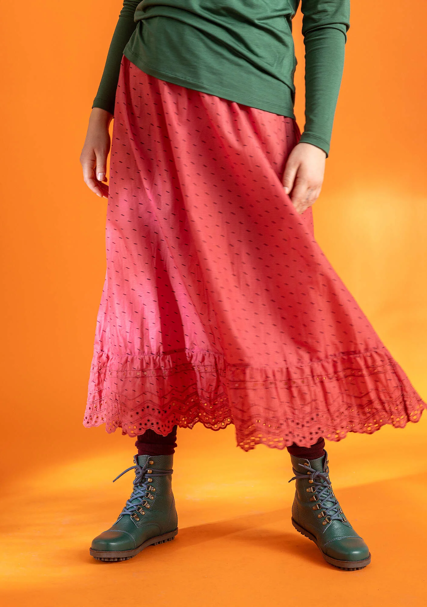 "Luna" woven organic cotton underskirt