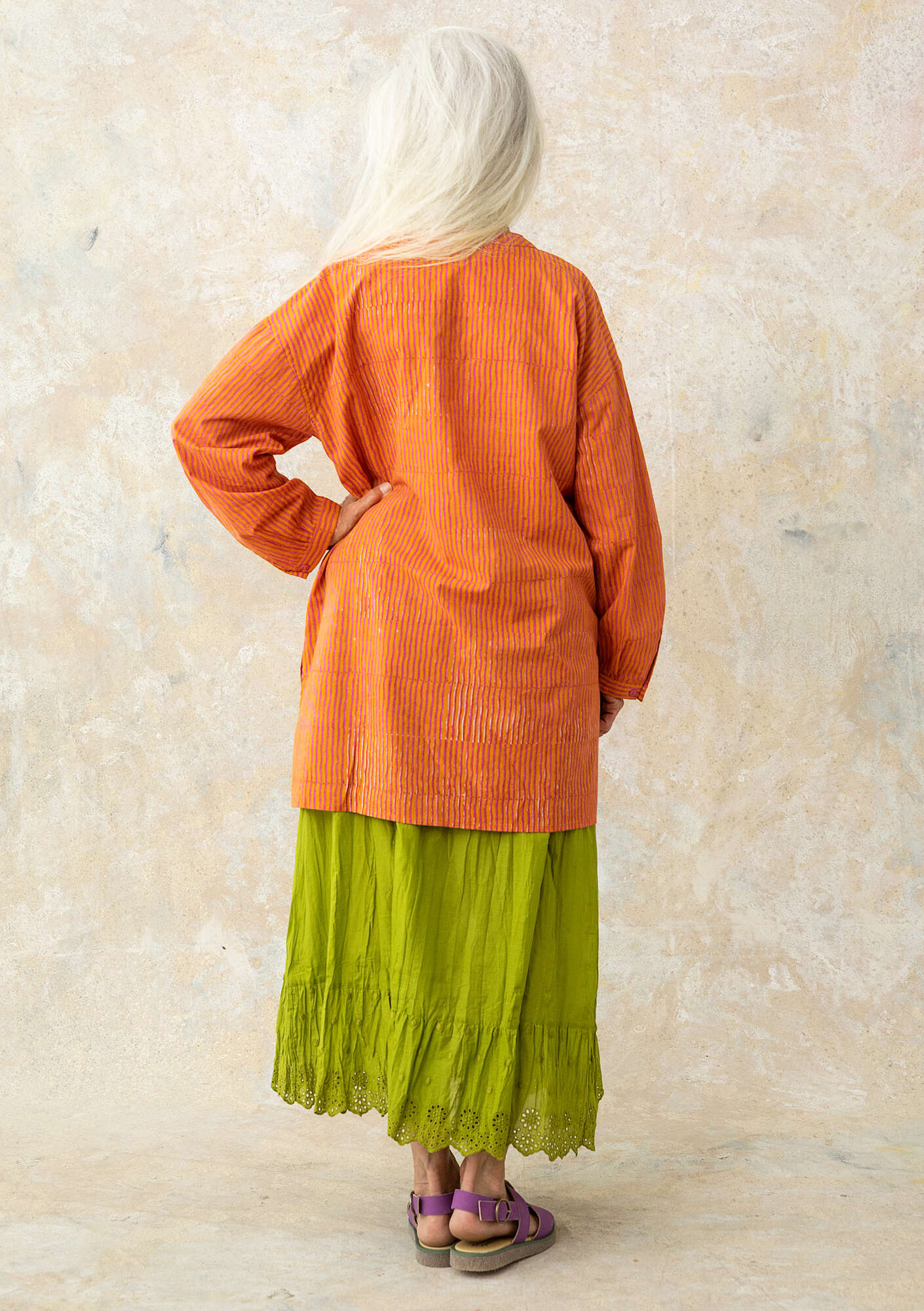 Woven organic cotton underskirt