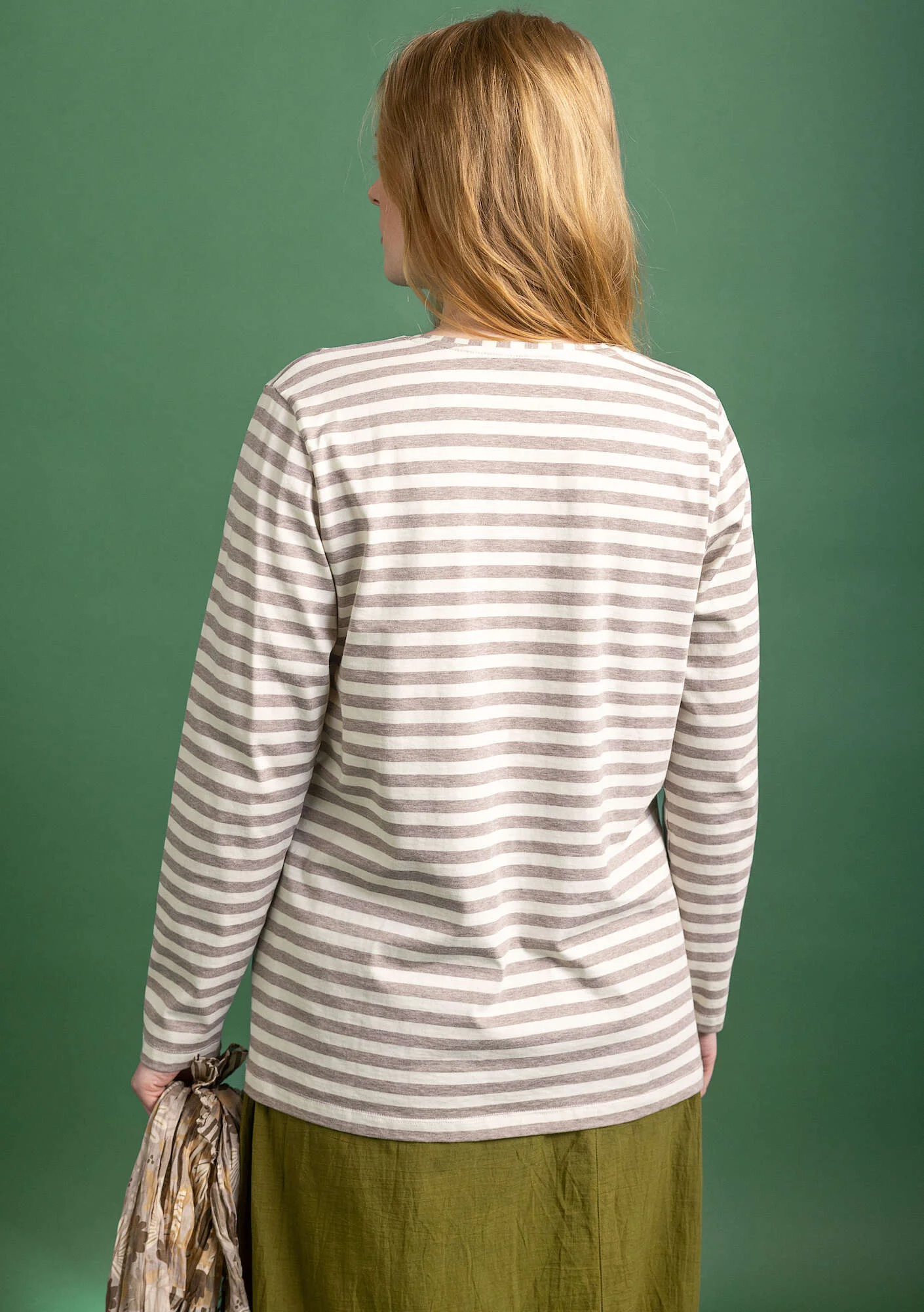 Organic cottonÖstriped essential sweater
