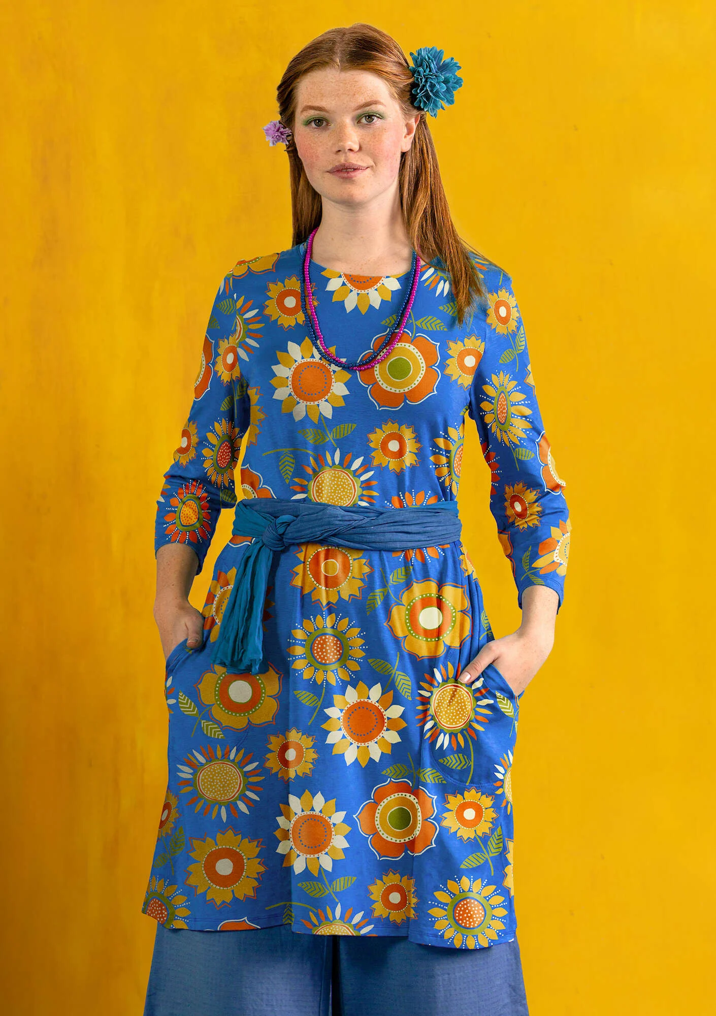 "Sunflower" lyocell/elÖstane jersey dress