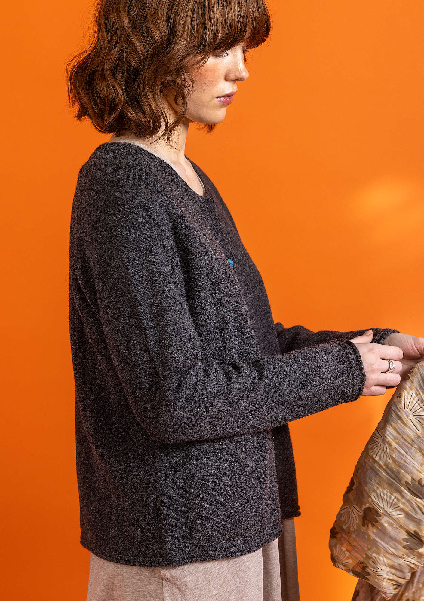 Wool cardigan