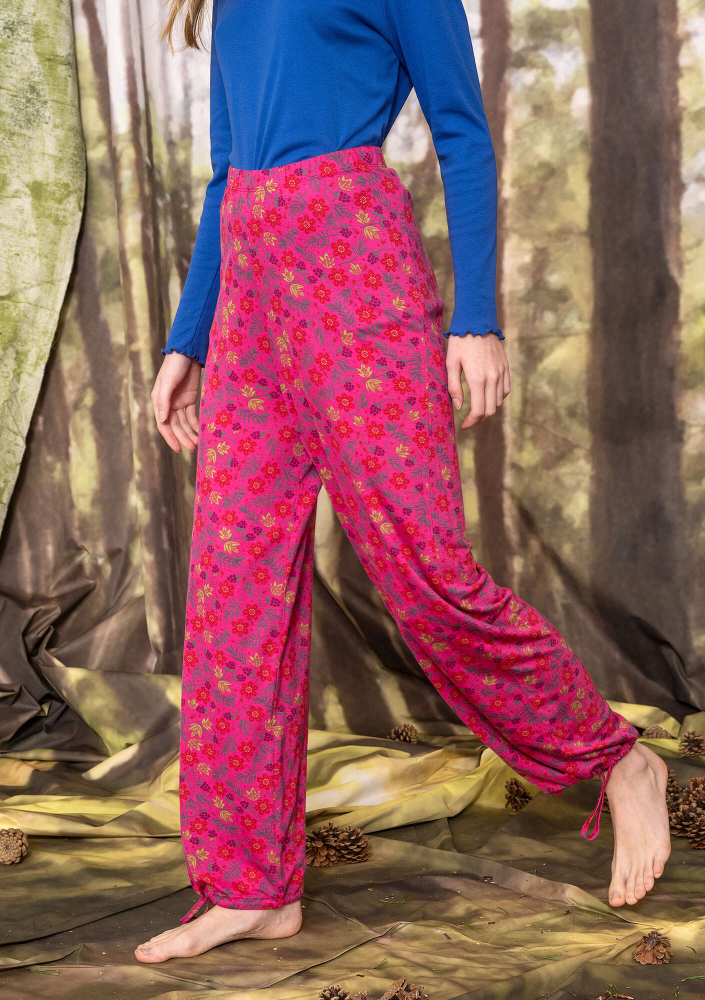 "Myren" modal jersey trousers