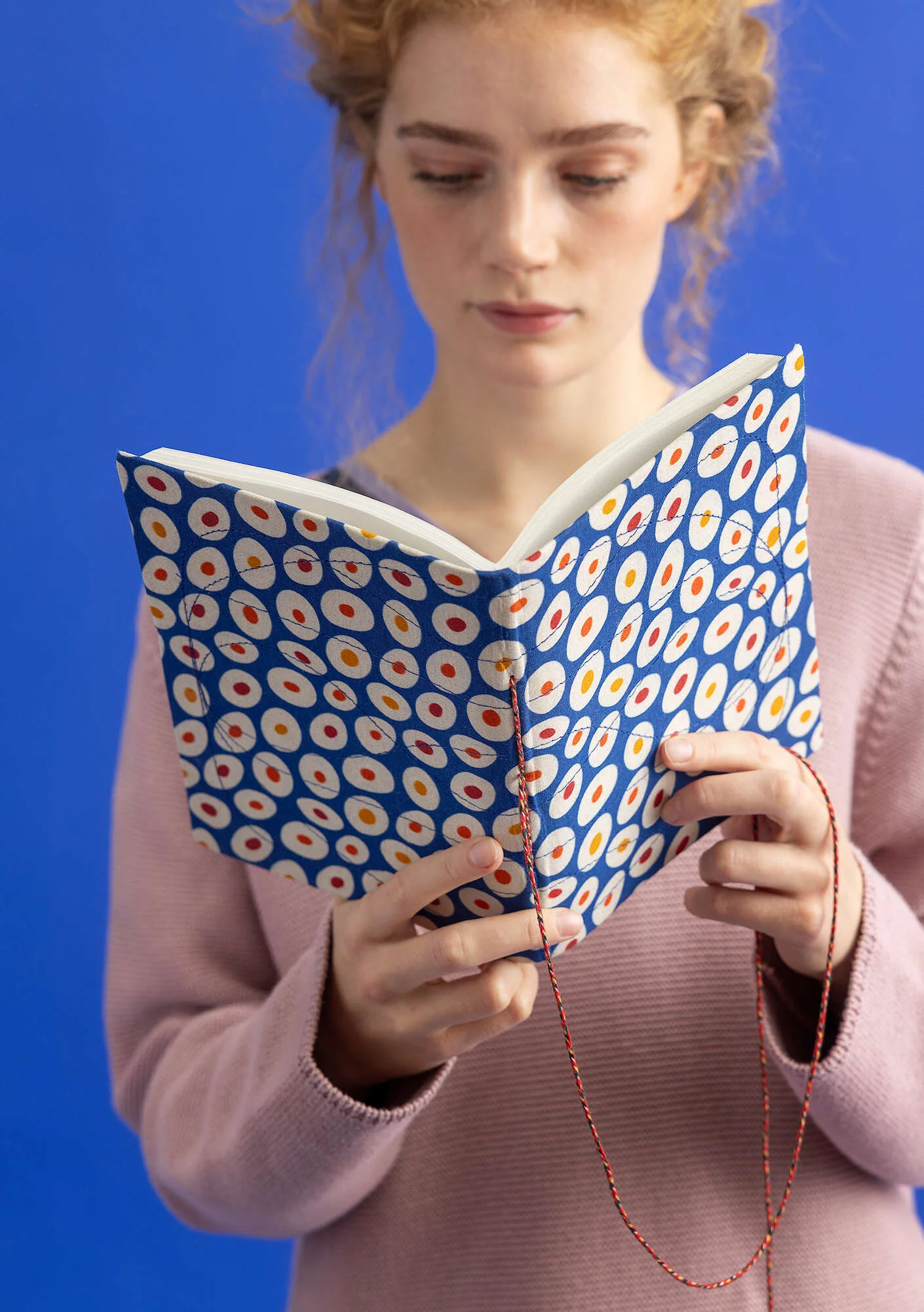 "Runa" fabric-covered paper notebook