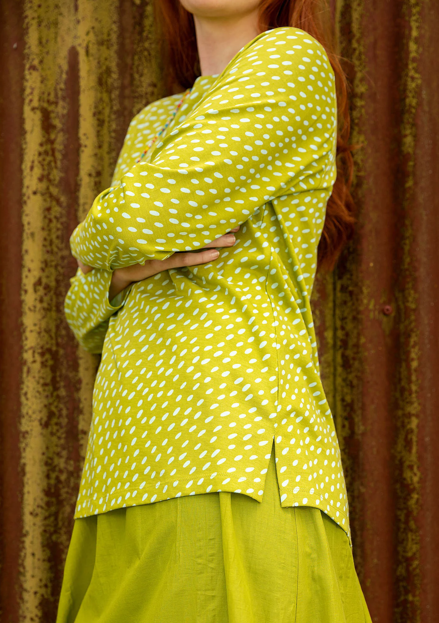 "Långvik" top in organic cotton/modal