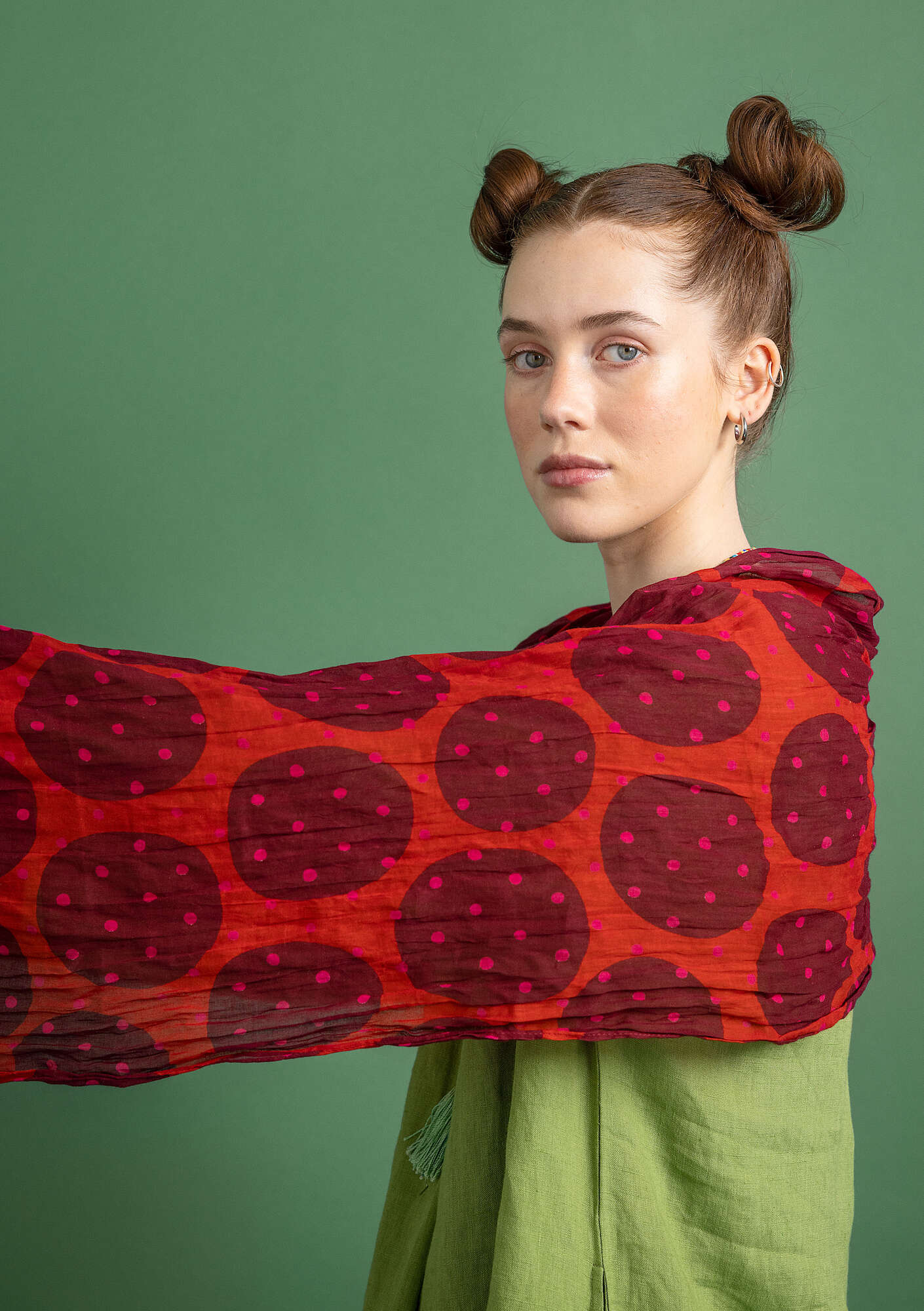 "Jasmine" organic cotton shawl