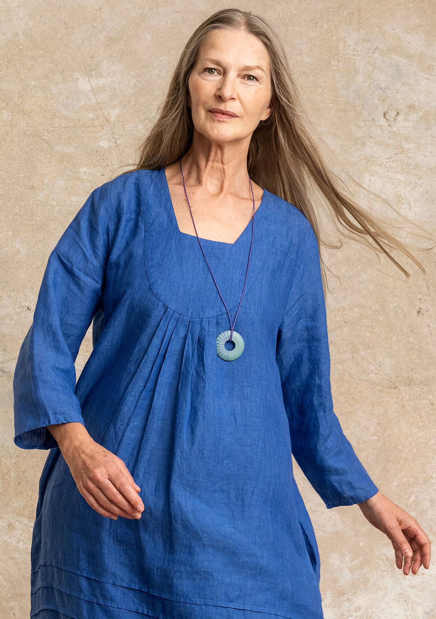 "Gujarat" recycled wood necklace