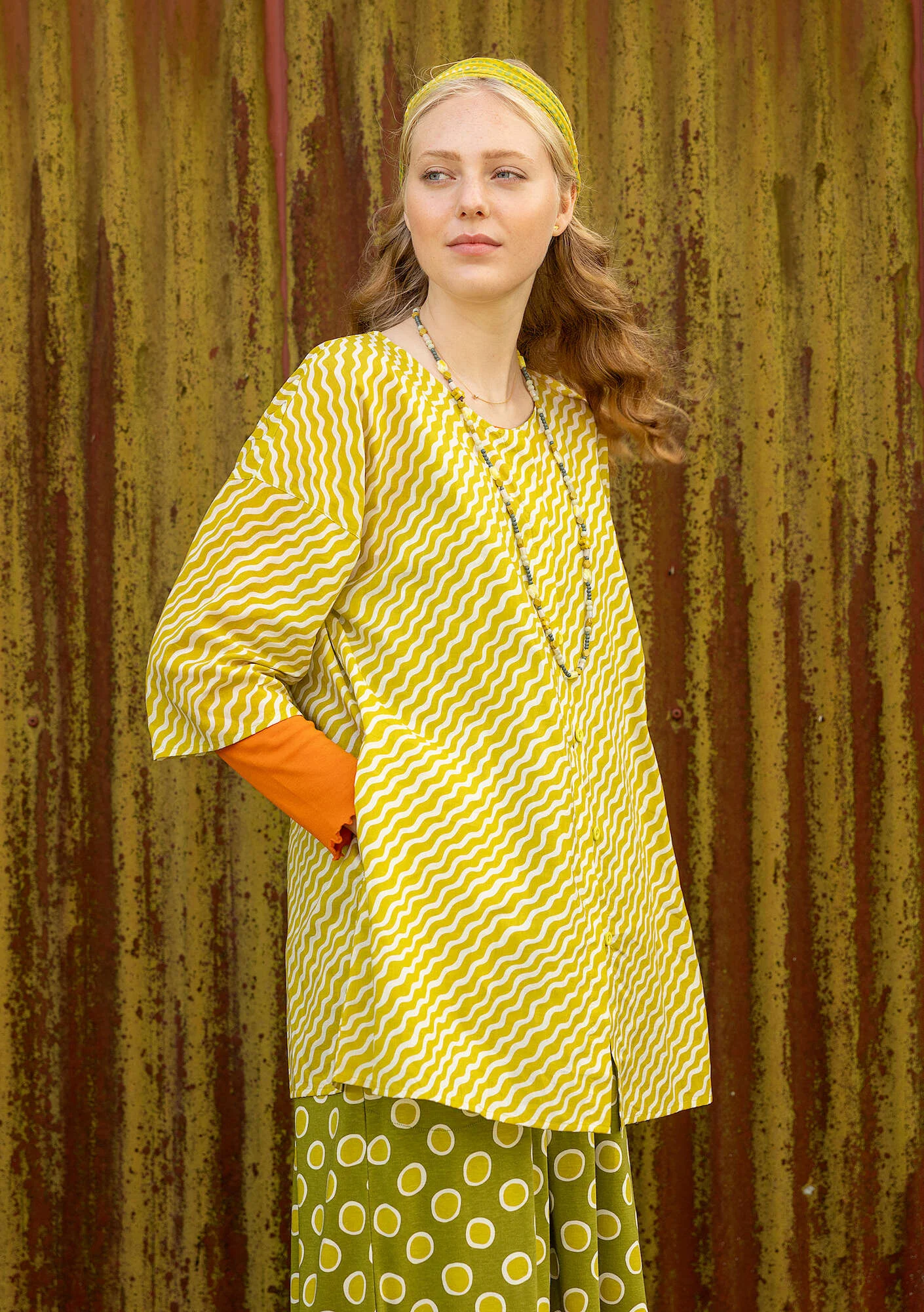 "Krusa" organic cotton blouse