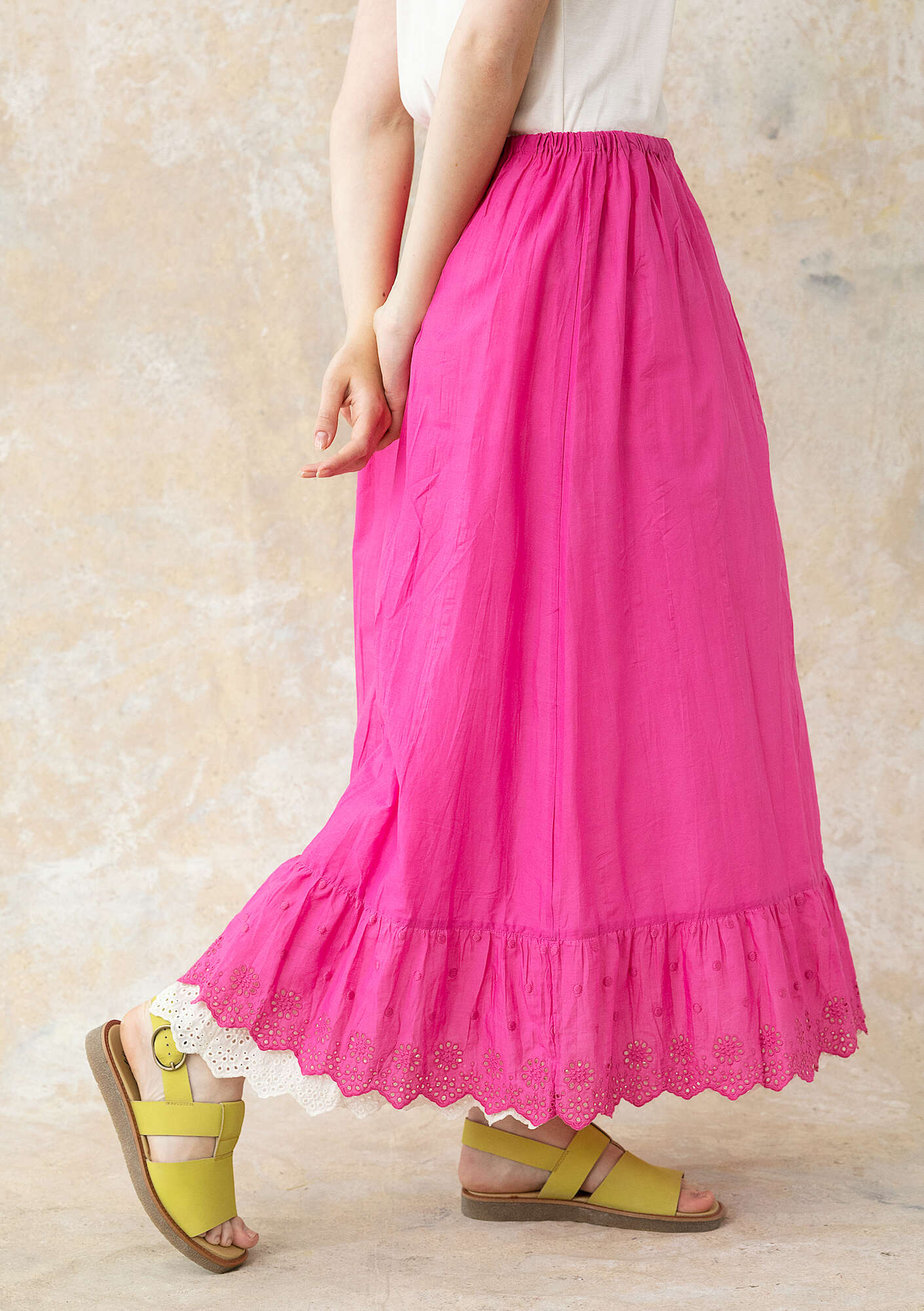 Woven organic cotton underskirt