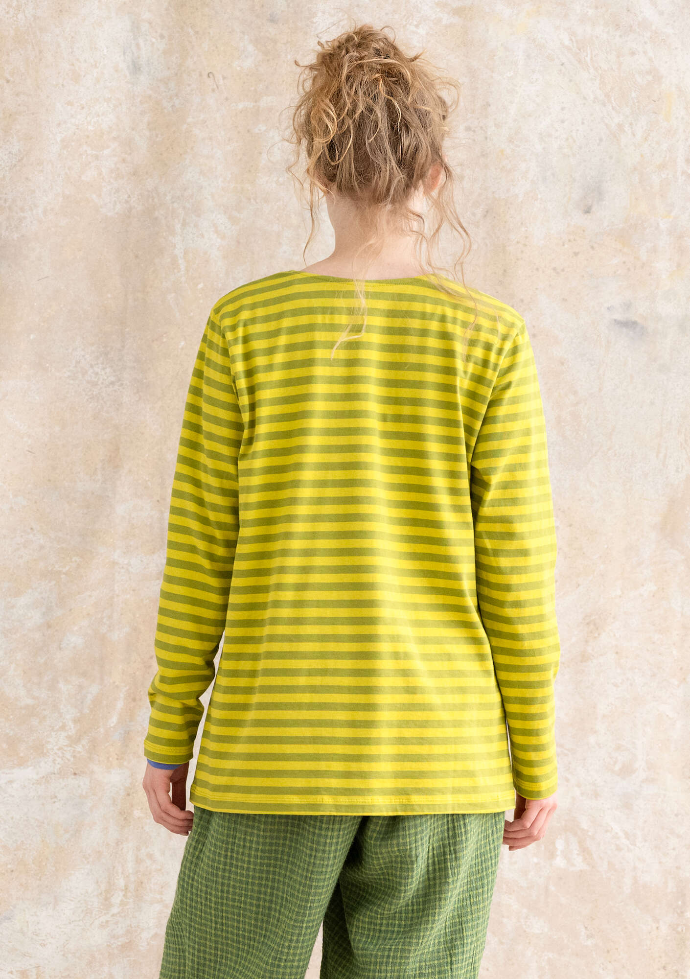 Organic cottonÖstriped essential sweater