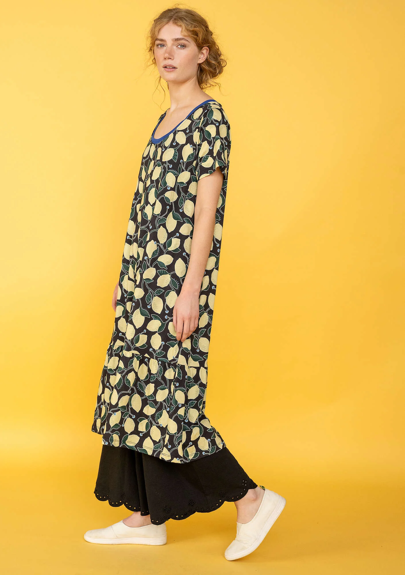 "Luisa" organic cotton jersey dress